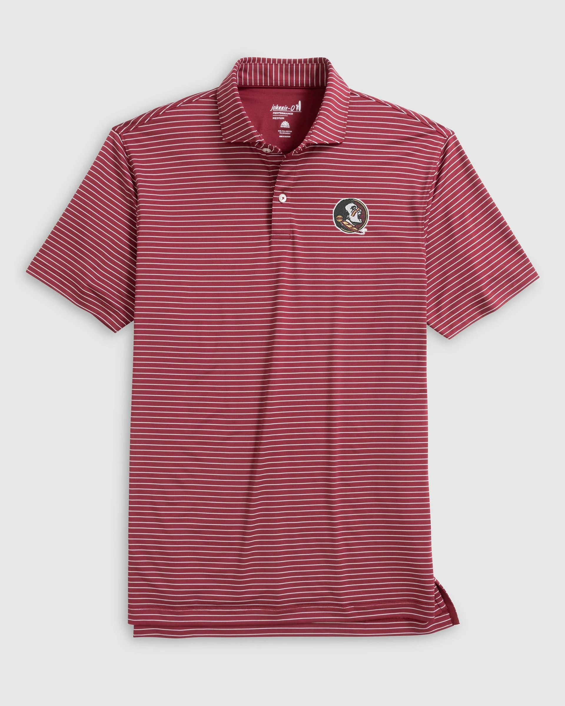 Florida State Beau Striped Performance Jersey Polo
