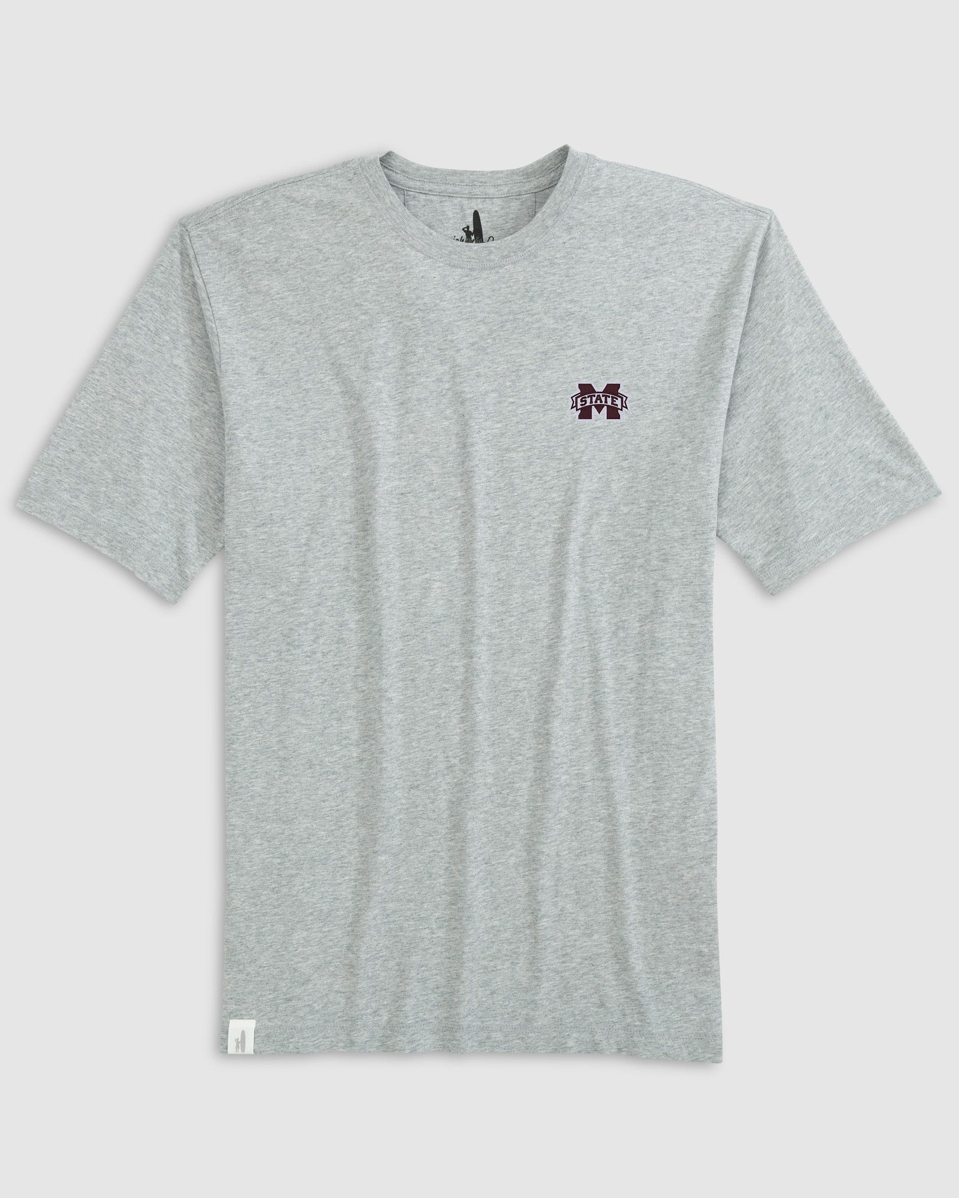 Mississippi State Heathered Spencer Cotton T-Shirt