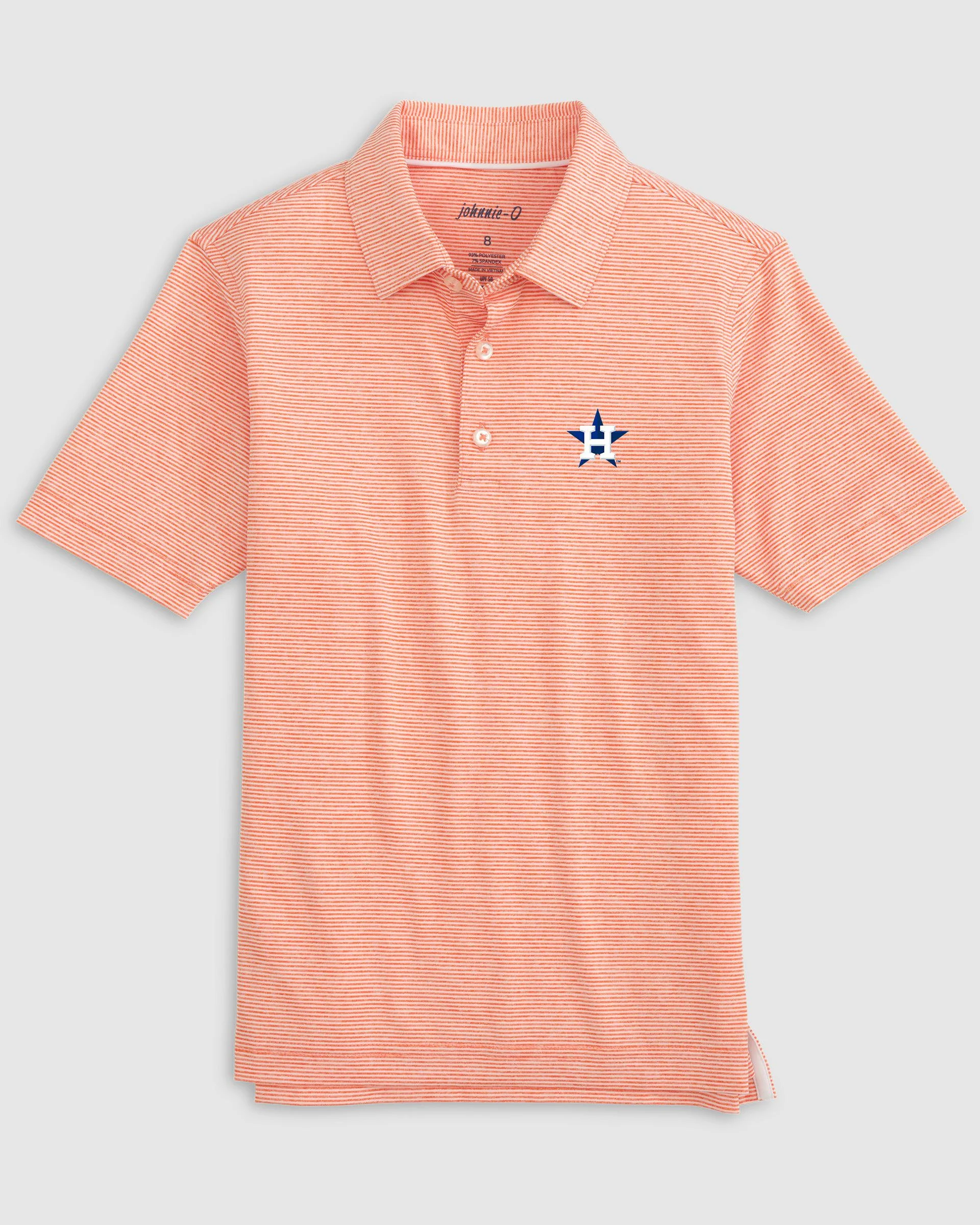Houston Astros Lyndonn Jr. Striped Jersey Performance Polo