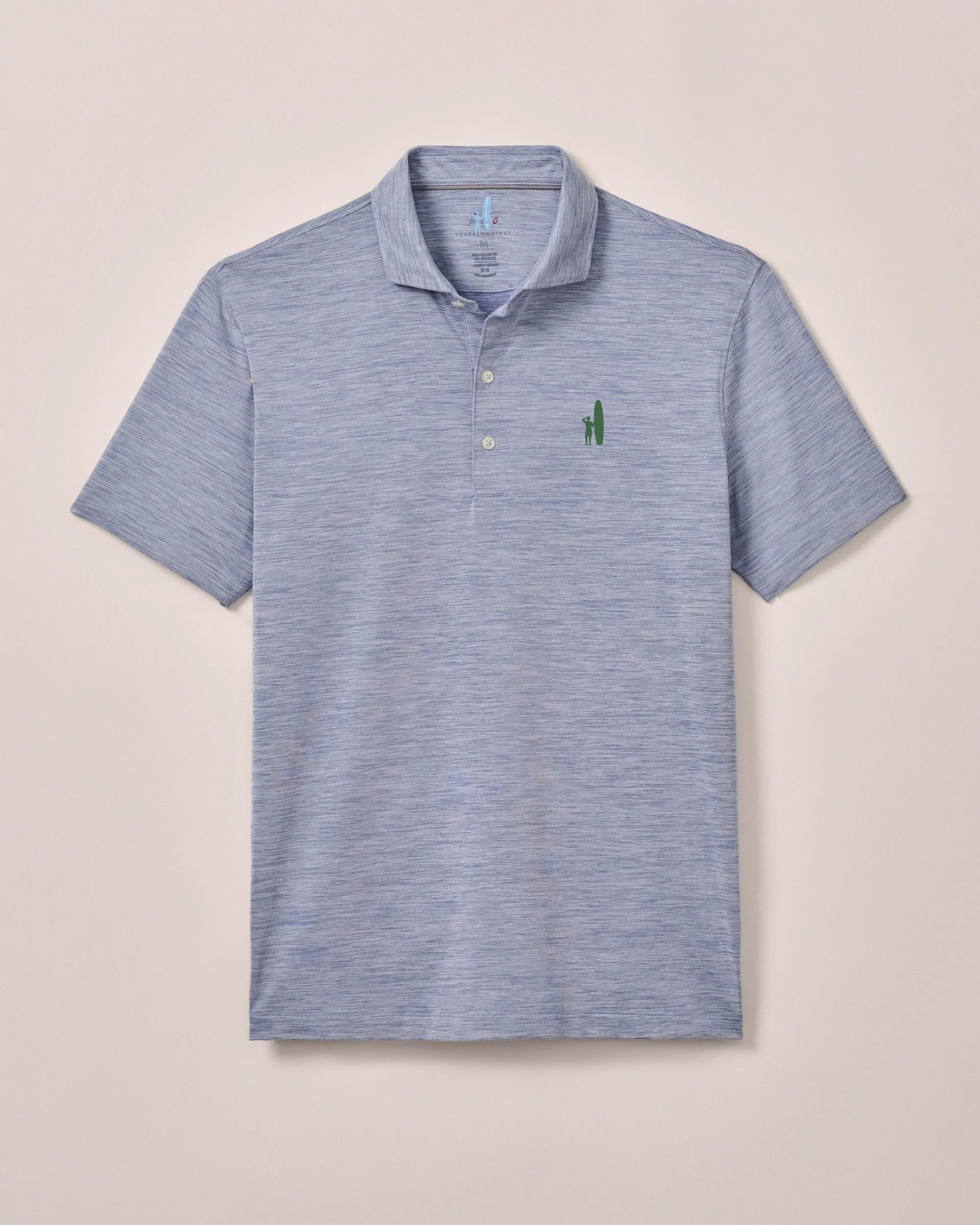 Custom Surfer Logo Huronn Featherweight Performance Polo