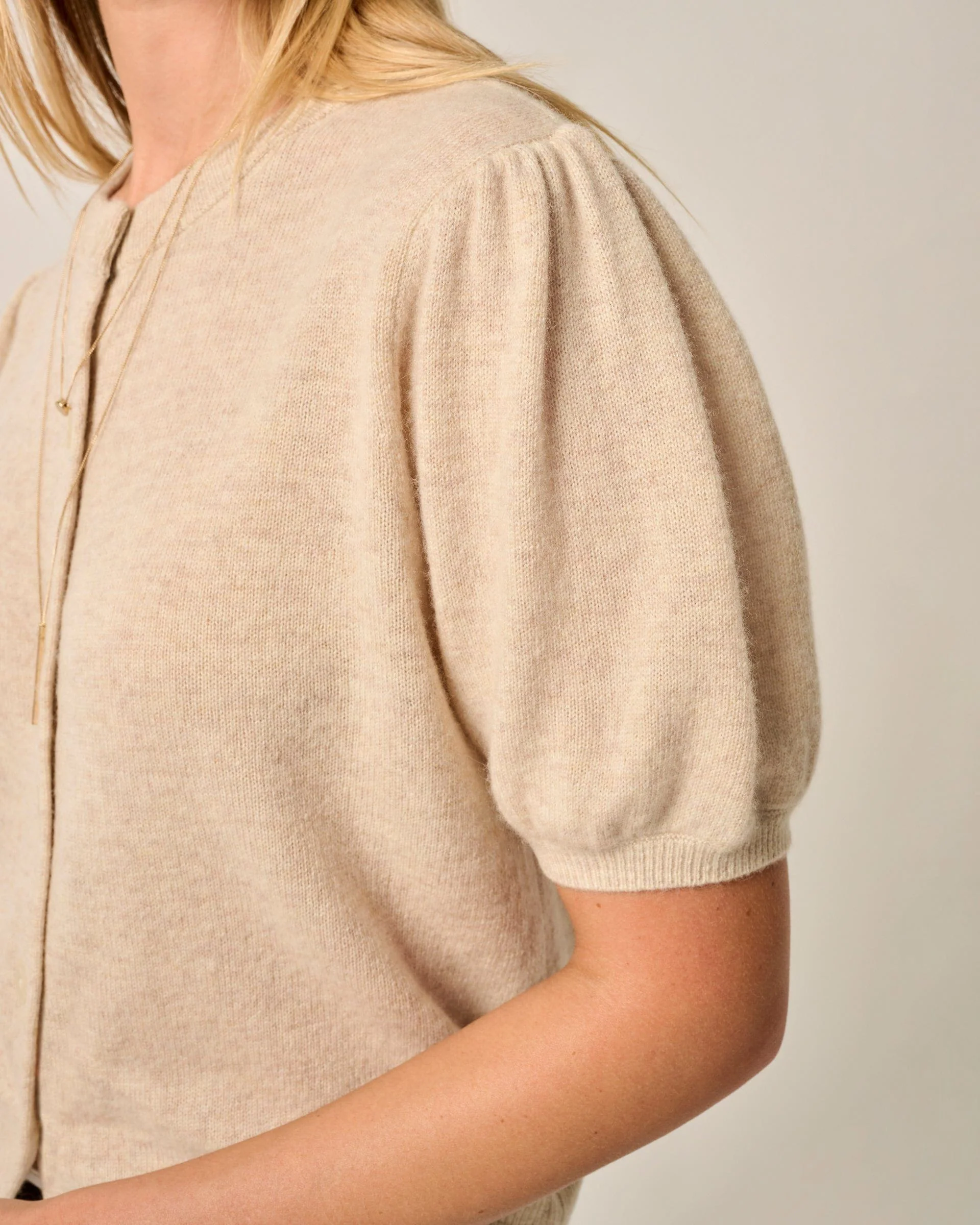 Lizzie Puff Sleeve Cardigan
