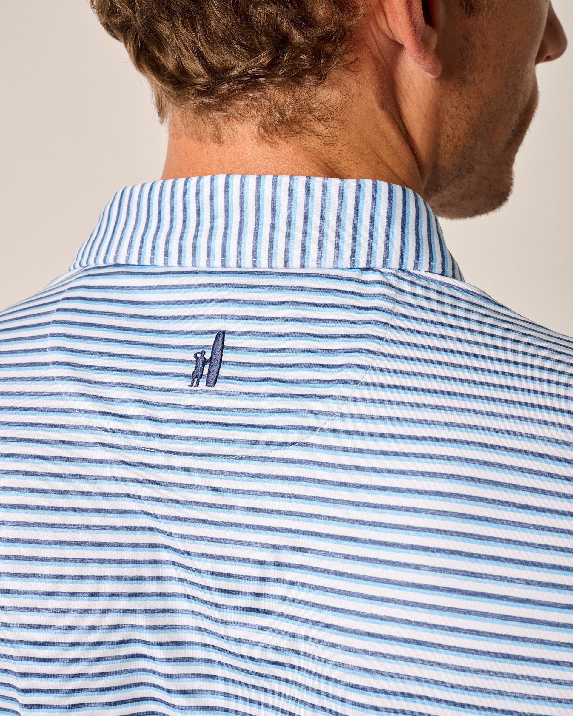 Featherweight Performance Polo - Warwick Stripe