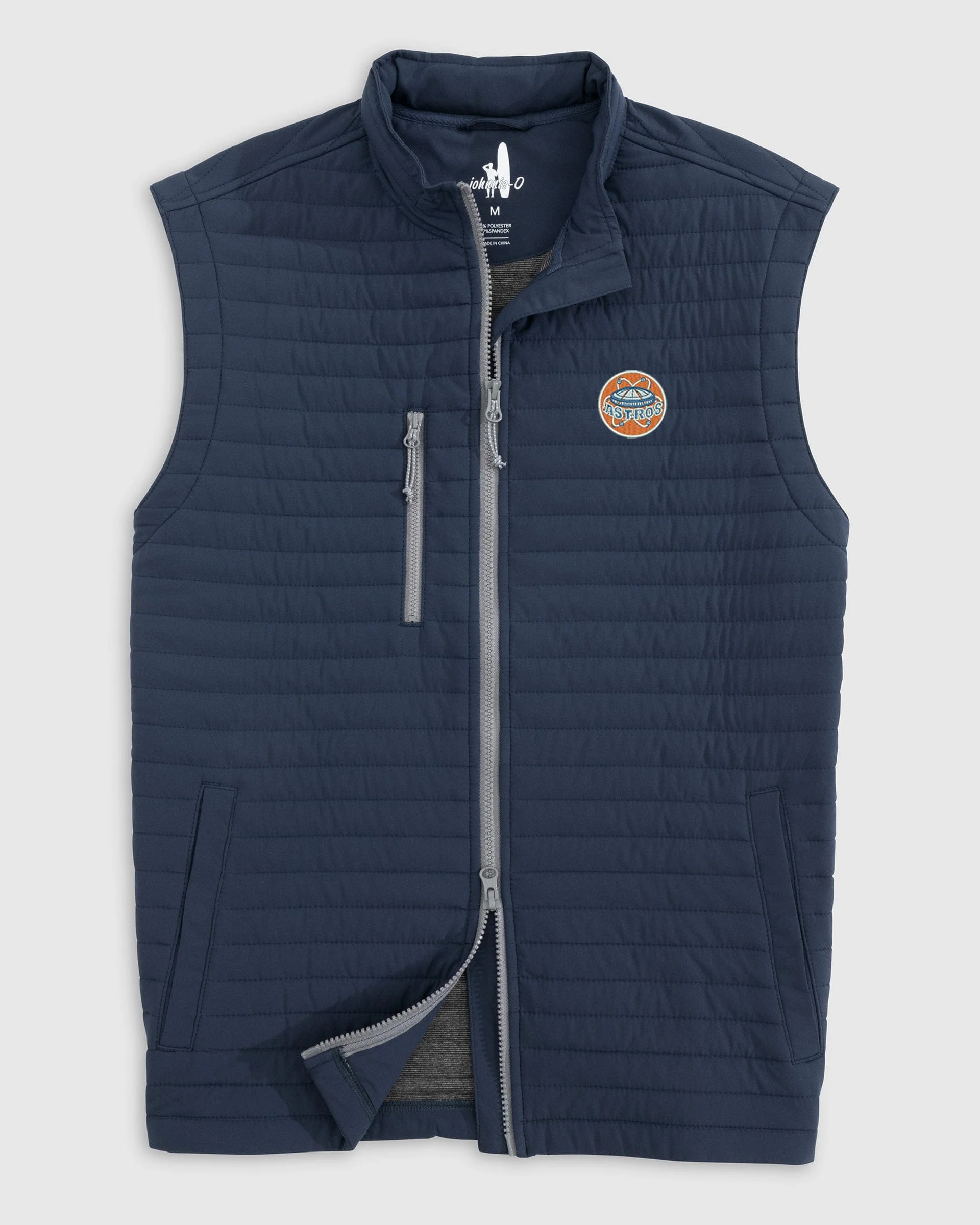 Houston Astros Crosswind Quilted Performance Vest - Cooperstown Logo