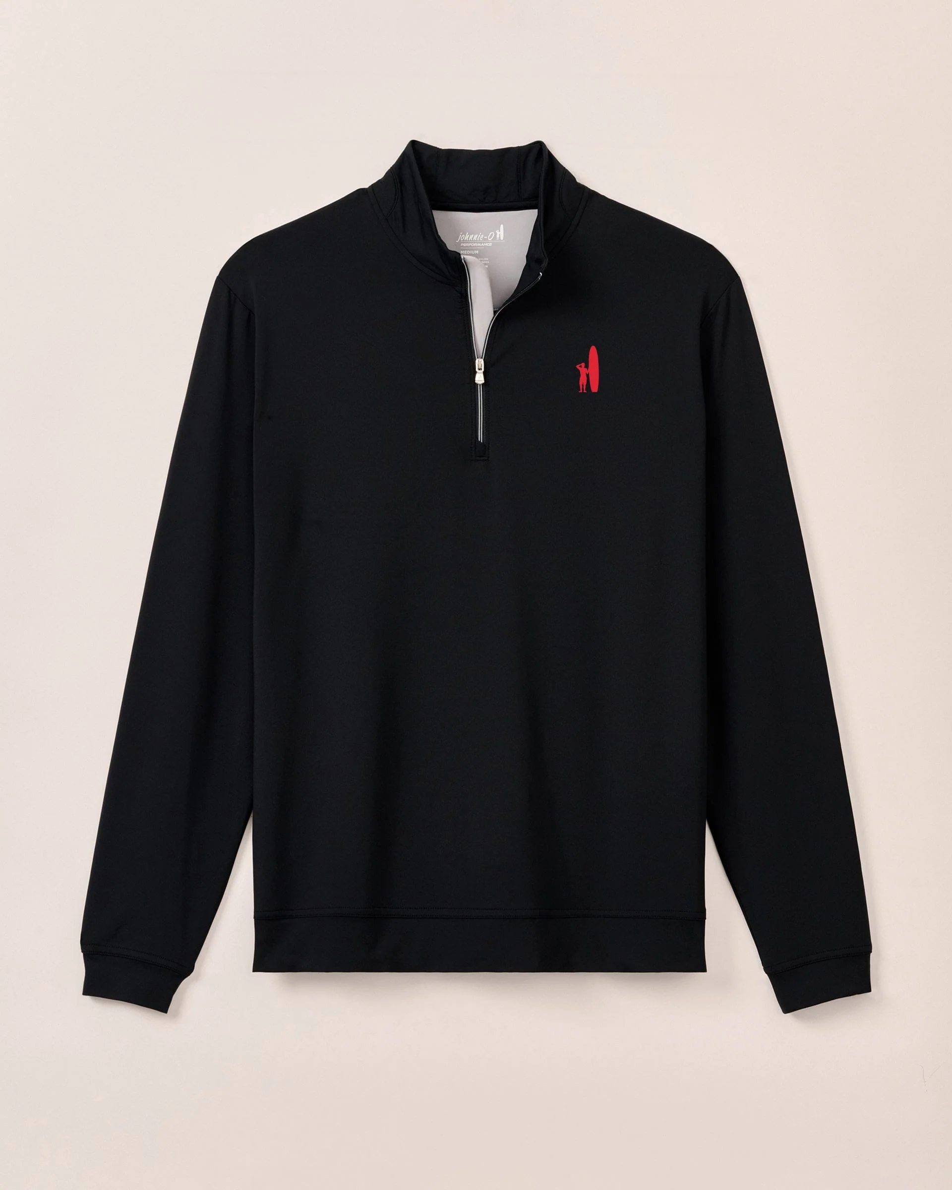 Custom Surfer Logo Motion Performance 1/4 Zip