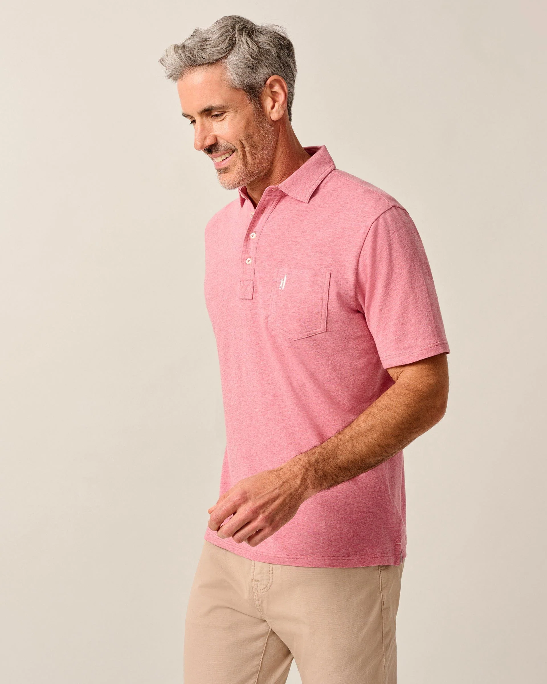 Original 4-Button Polo - Heathered 2.0