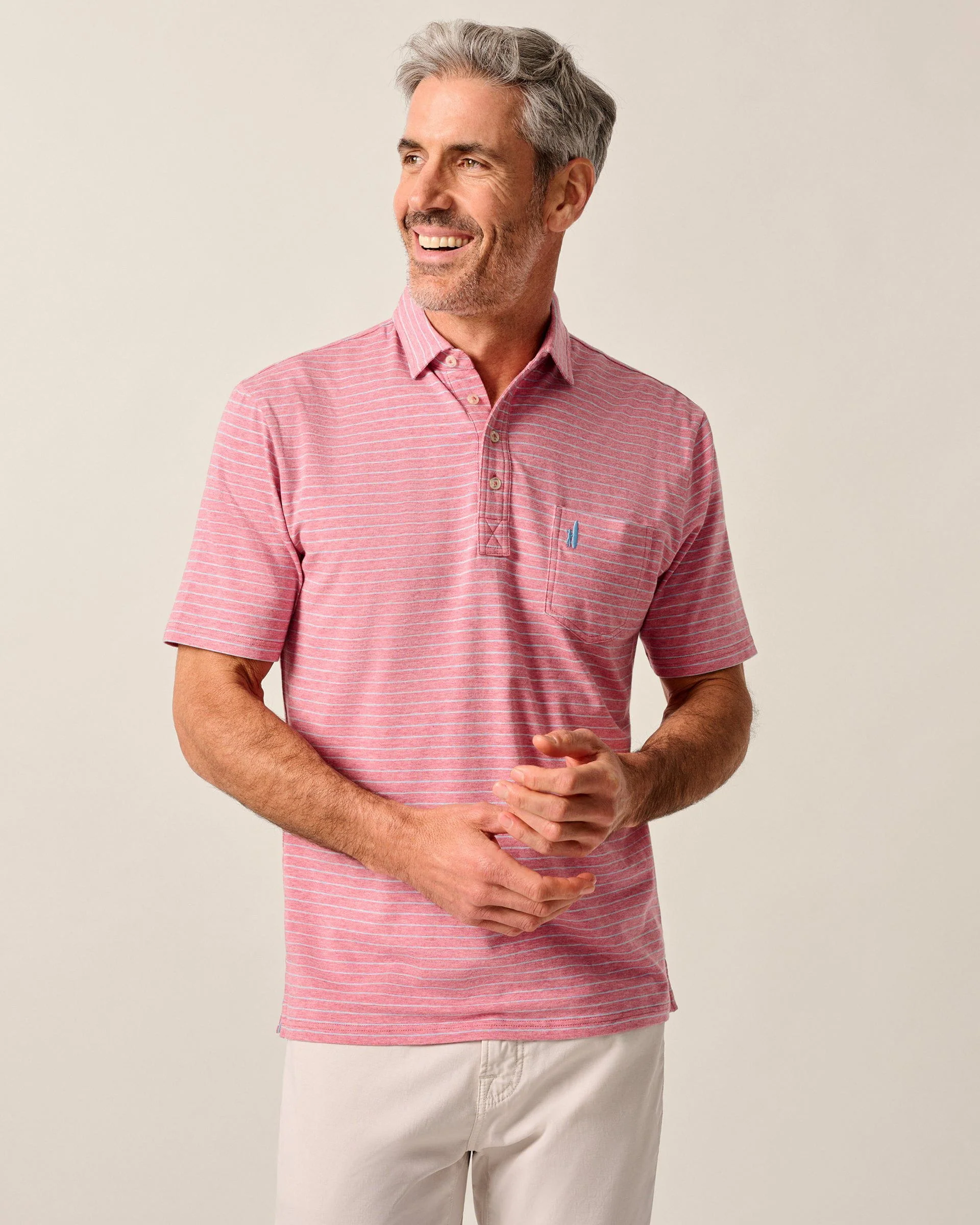 Original 4-Button Polo - Ryan Stripe