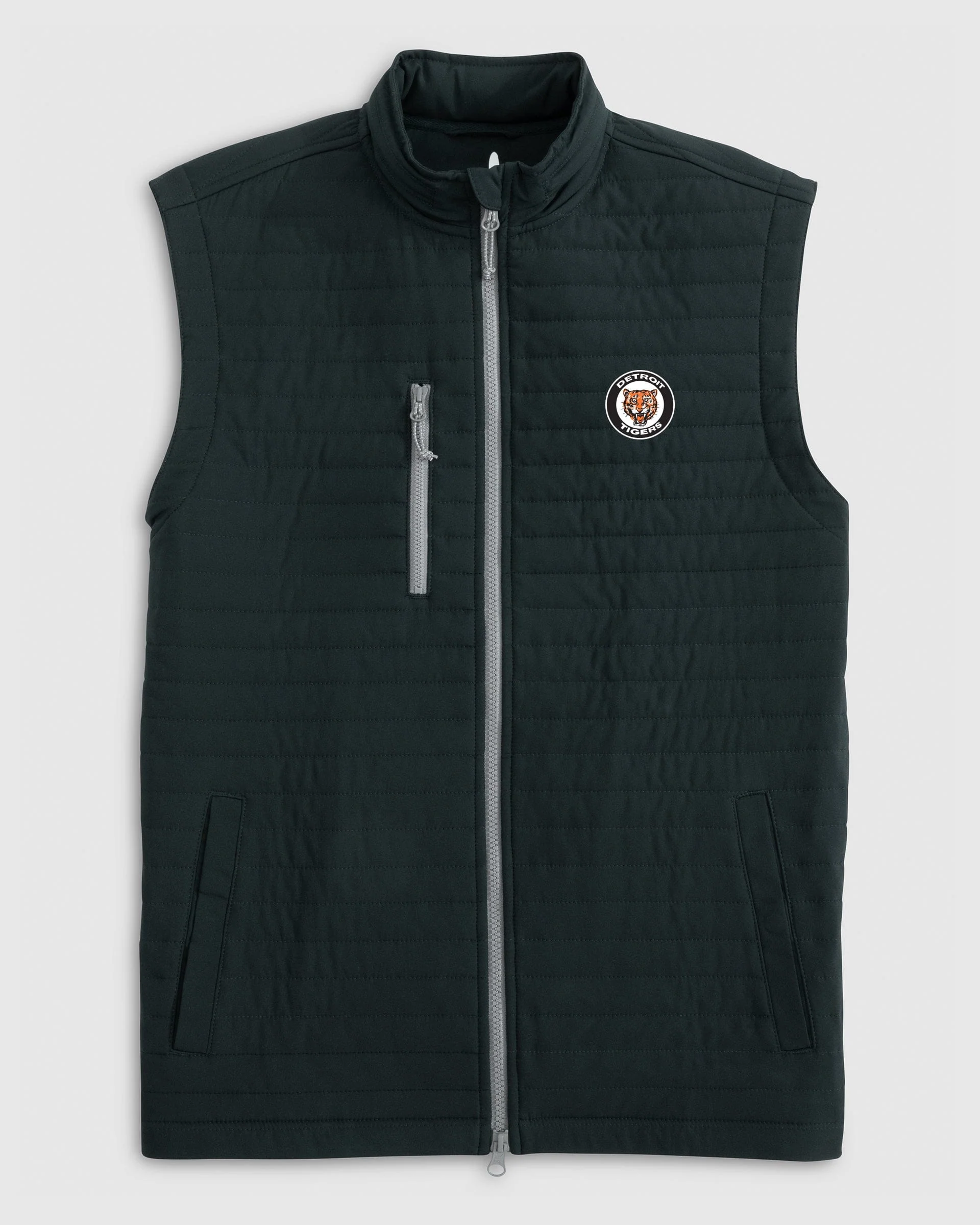 Detroit Tigers Crosswind Quilted Performance Vest - Cooperstown Logo