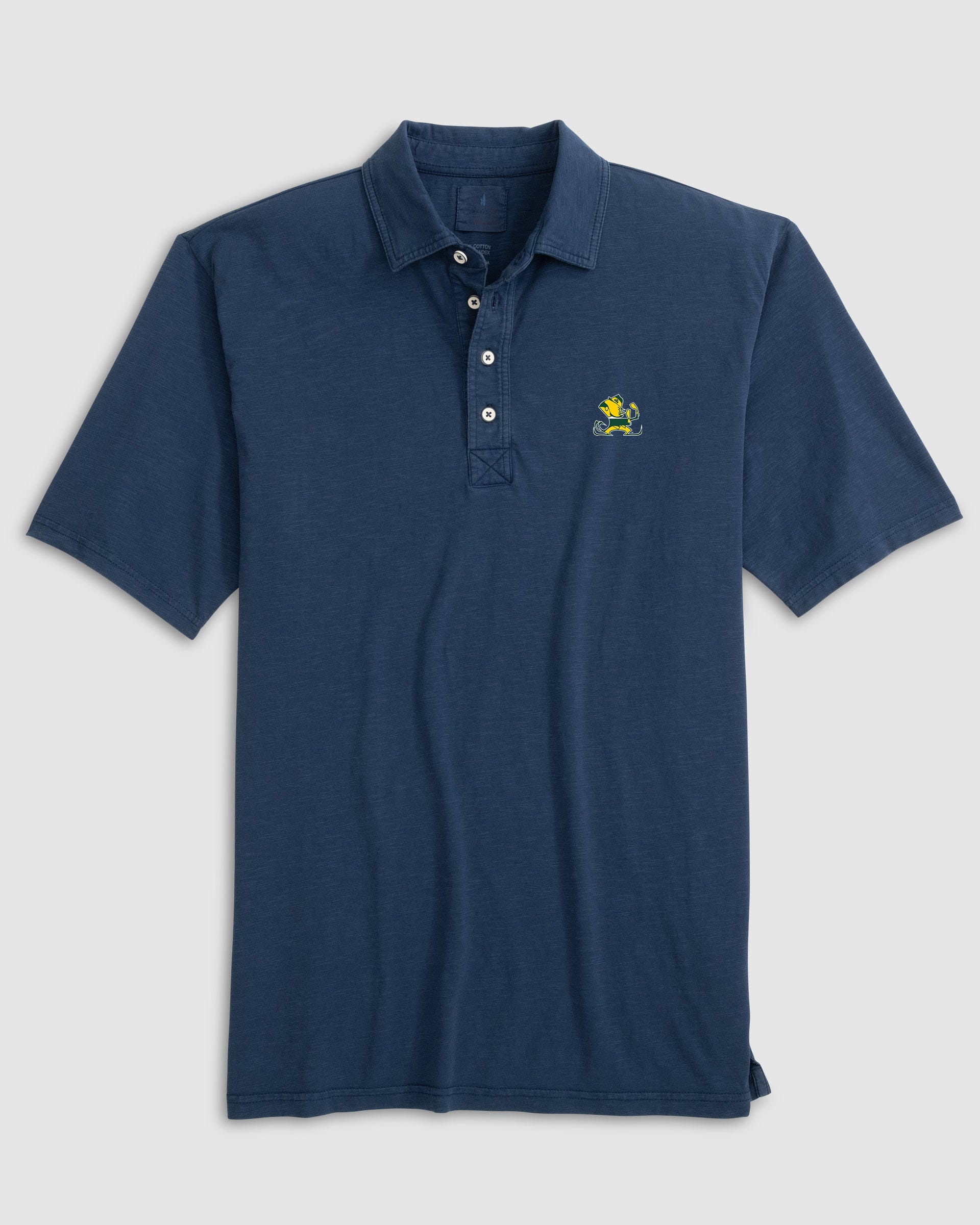 Notre Dame Coastal Wash Original Polo - Vintage Logo