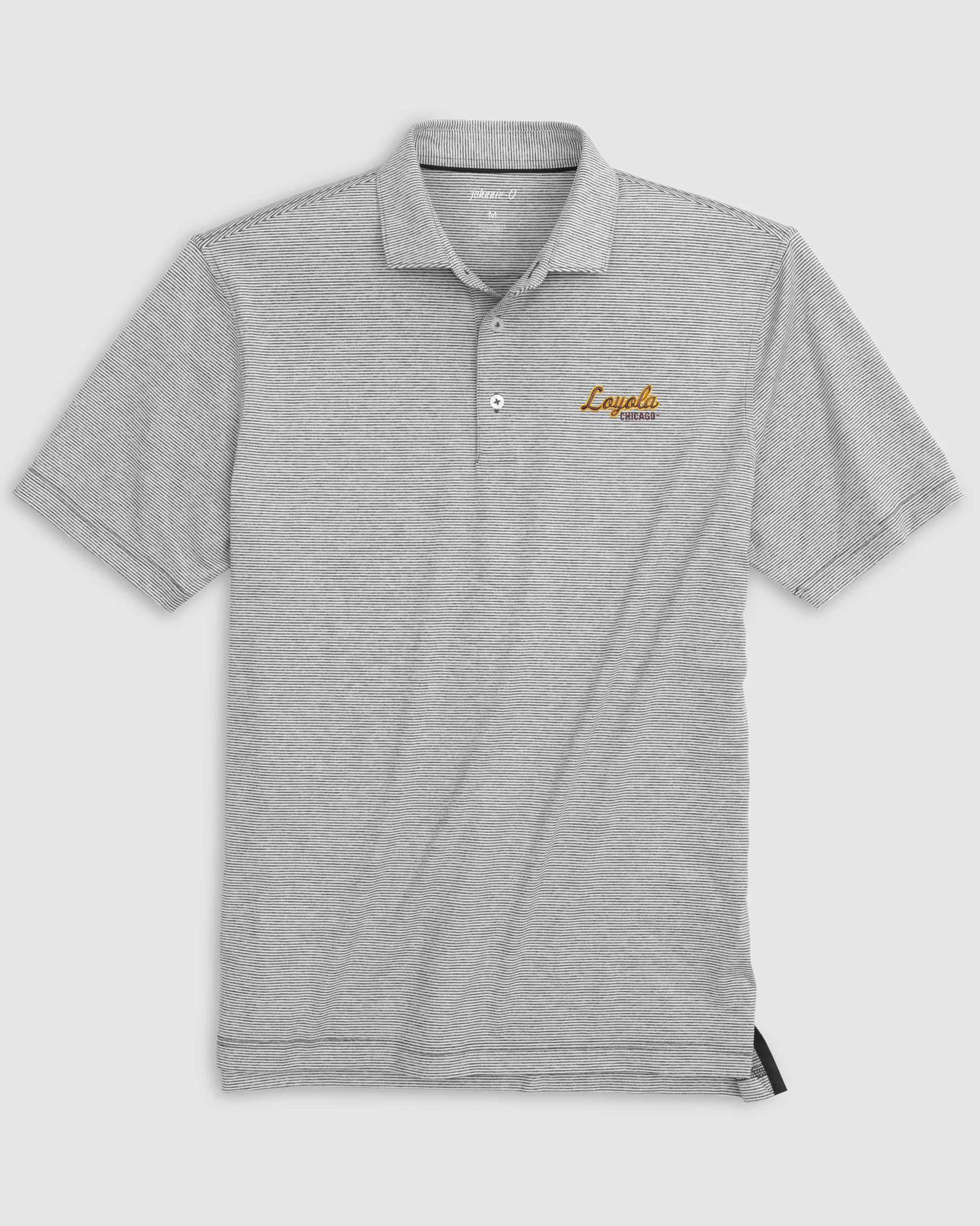 Loyola Chicago Lyndonn Striped Jersey Performance Polo