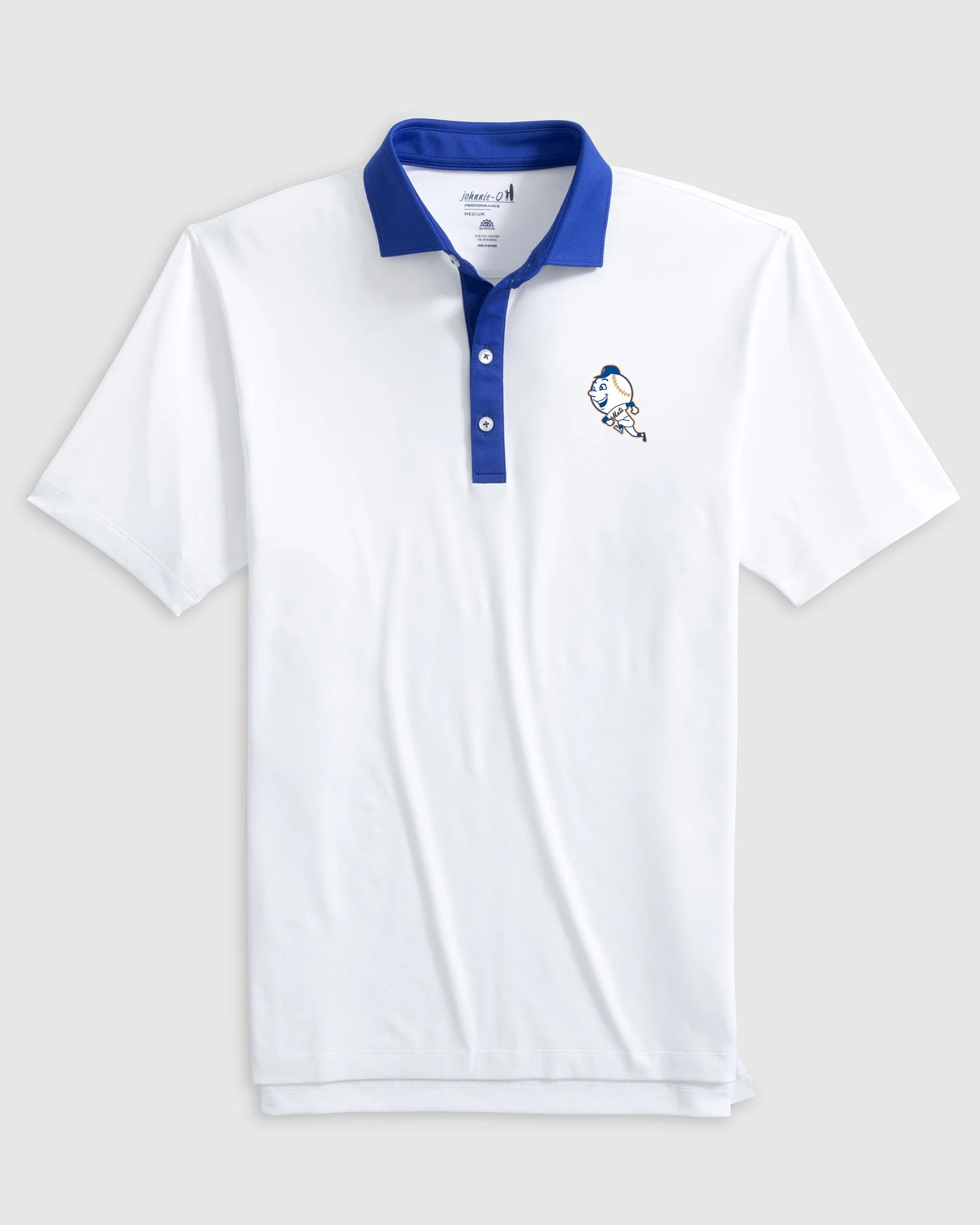 New York Mets Ramos Performance Jersey Polo - Cooperstown Logo