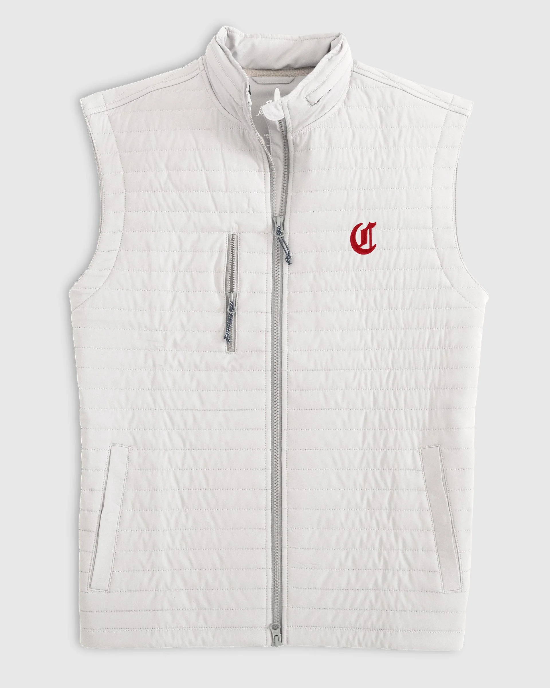 Cincinnati Reds Crosswind Quilted Performance Vest - Cooperstown Logo