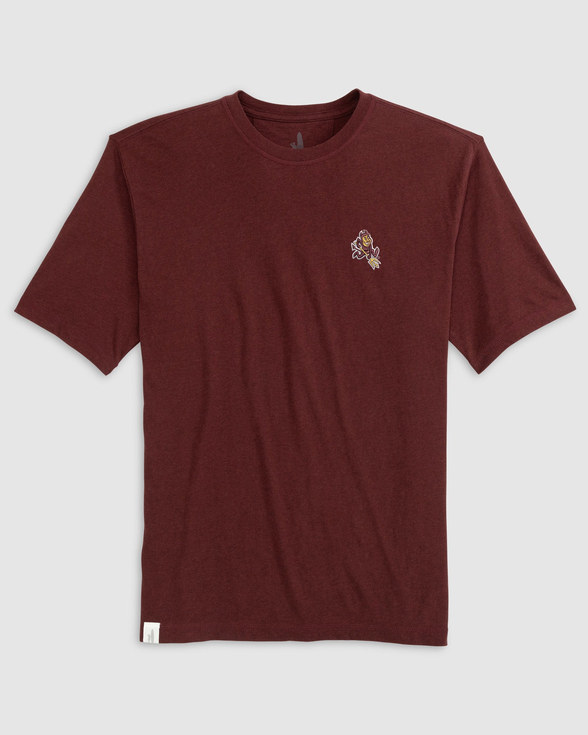 Arizona State Heathered Spencer Cotton T-Shirt - Sparky Logo