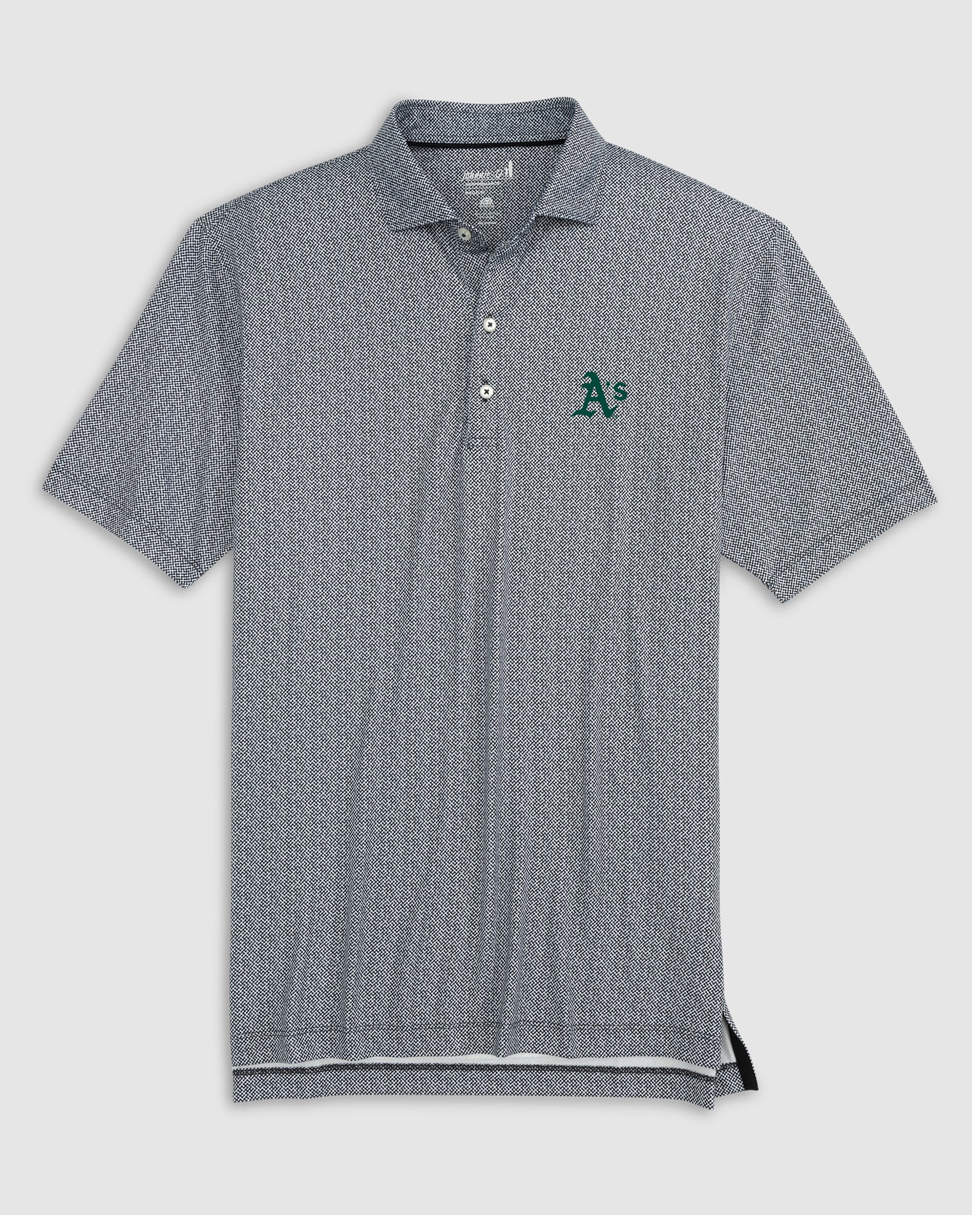 Oakland Athletics Hinson Printed Jersey Performance Polo