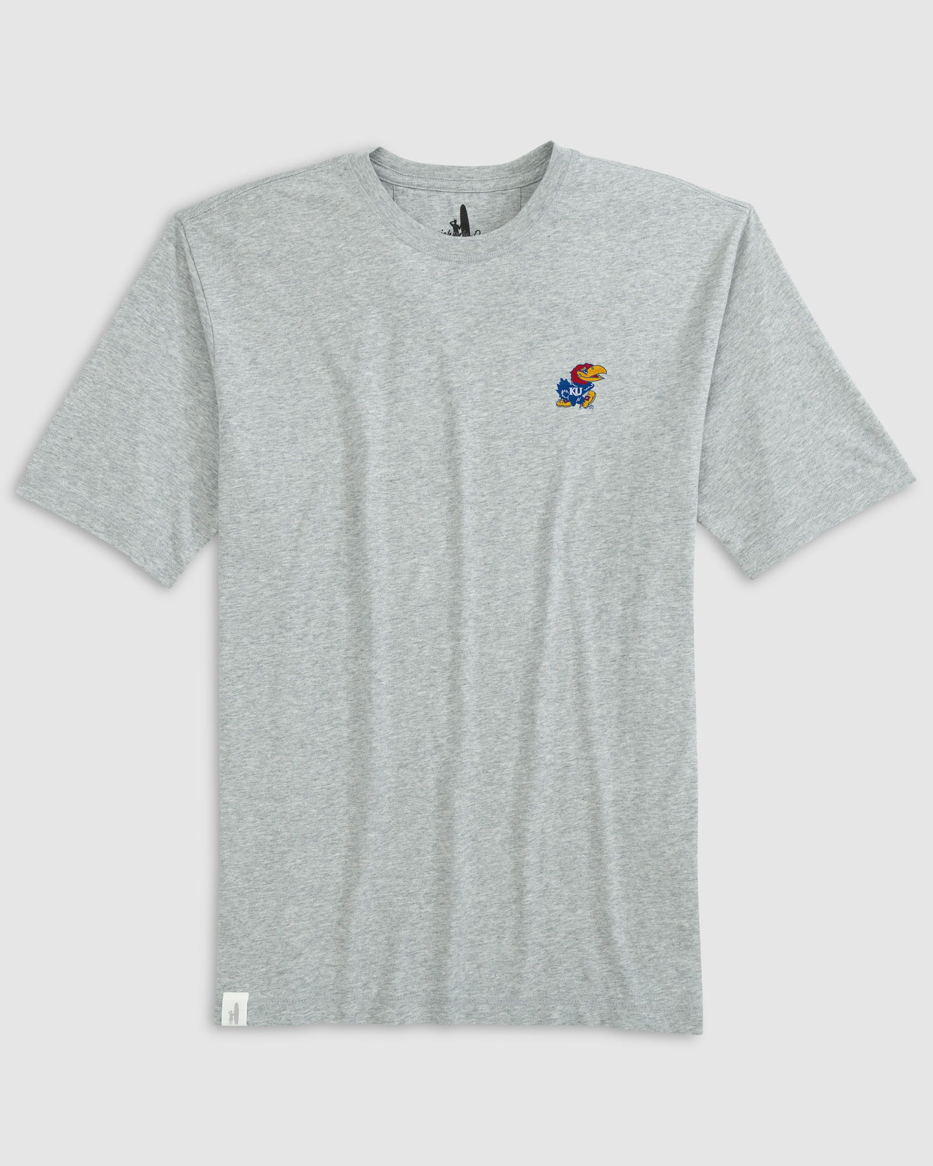 Kansas Heathered Spencer Cotton T-Shirt