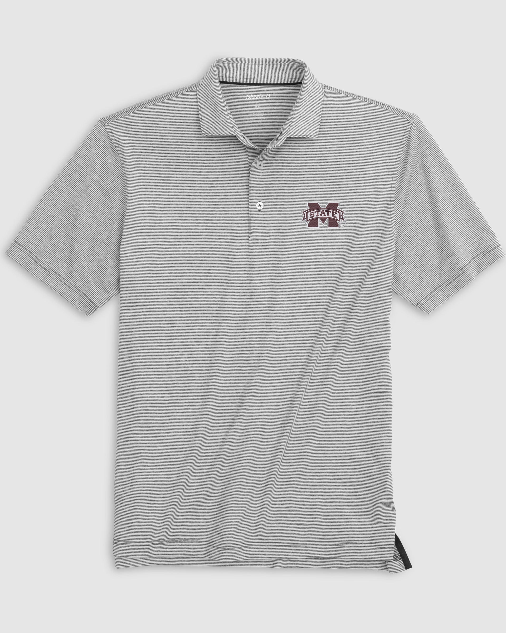 Mississippi State Lyndonn Striped Jersey Performance Polo