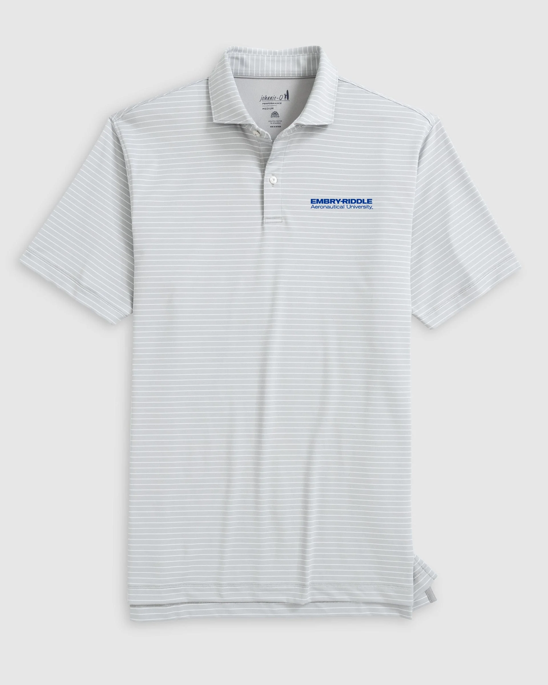 Embry-Riddle Beau Striped Performance Jersey Polo