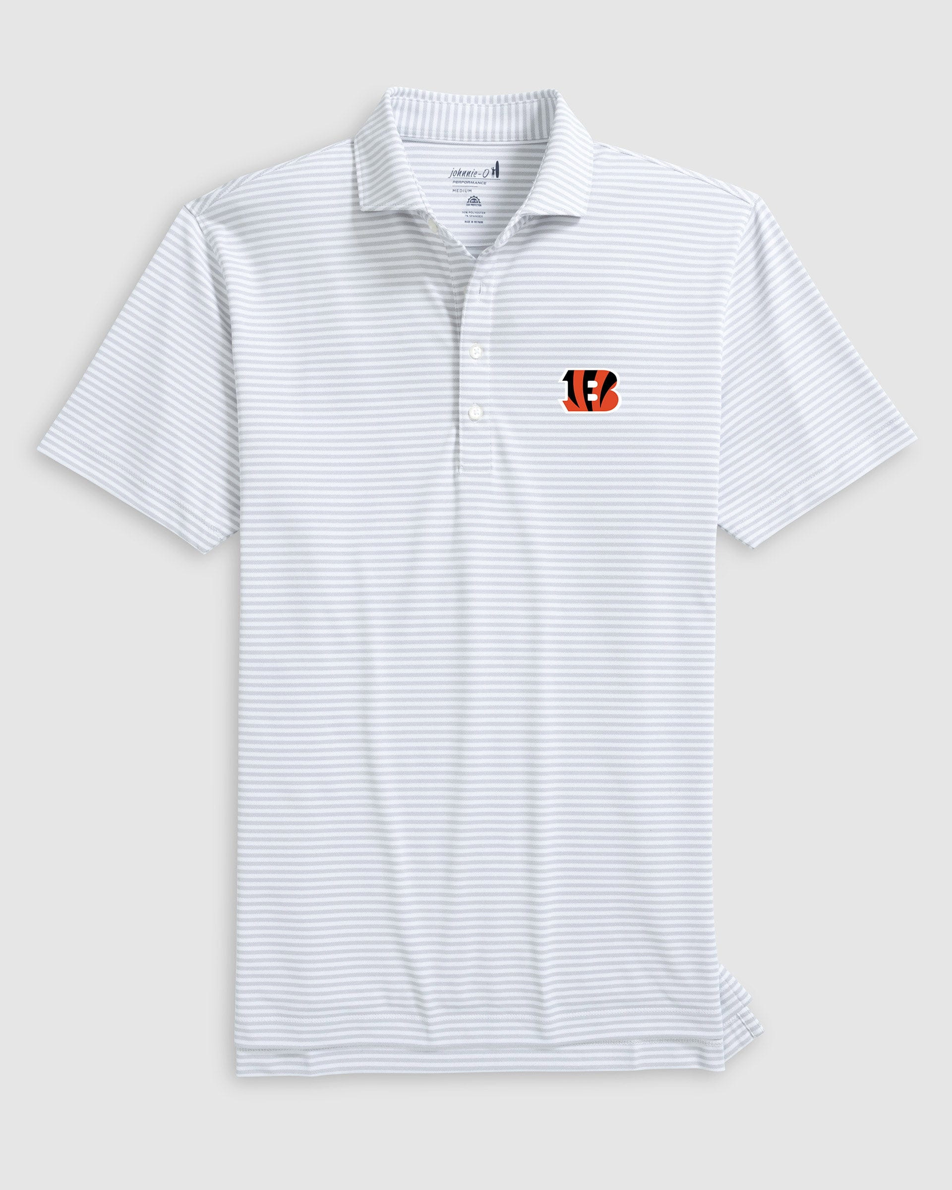Cincinnati Bengals Stetsons Performance Mesh Polo