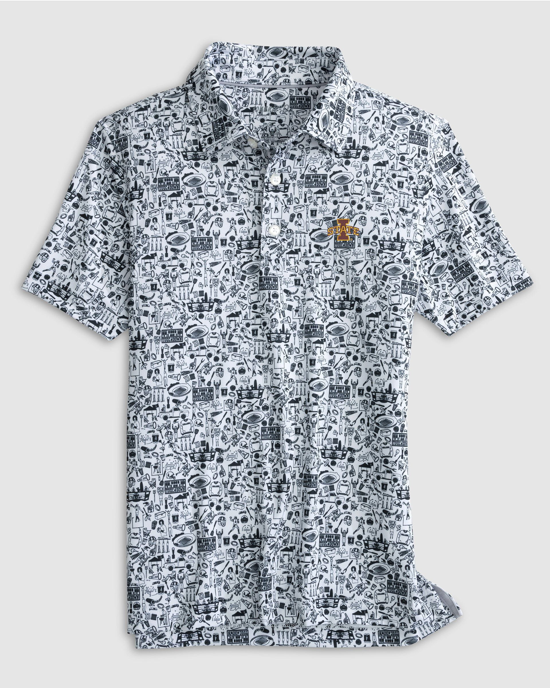 Iowa State Tailgater 2.0 Jr. Printed Jersey Performance Polo