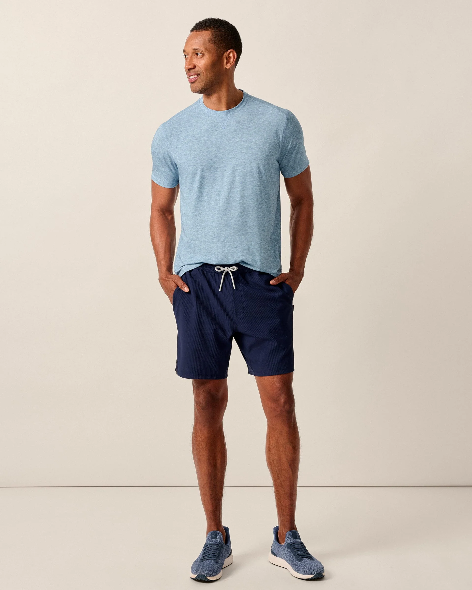Jumpin Ribbed Knit Performance Shorts