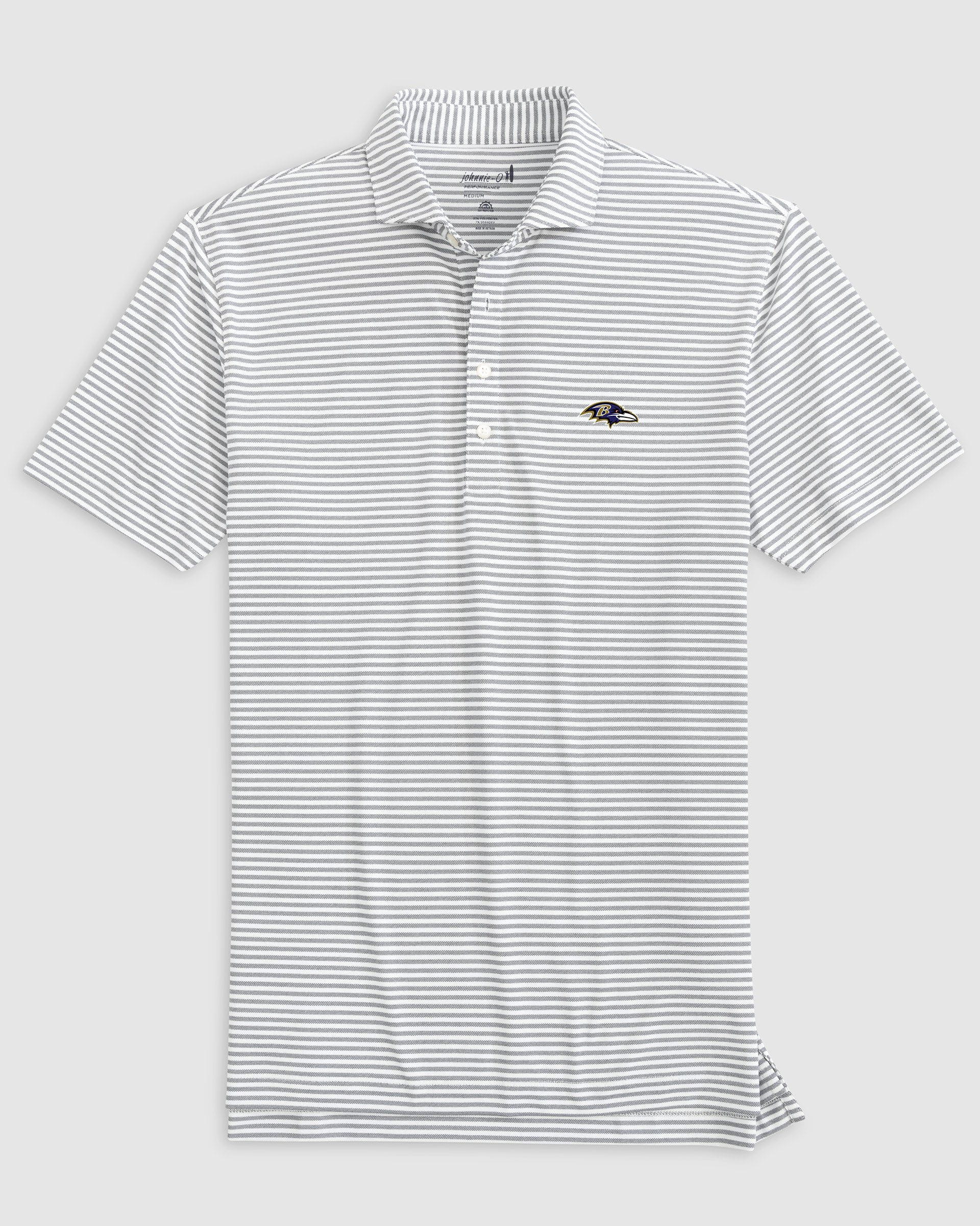 Baltimore Ravens Stetsons Performance Mesh Polo