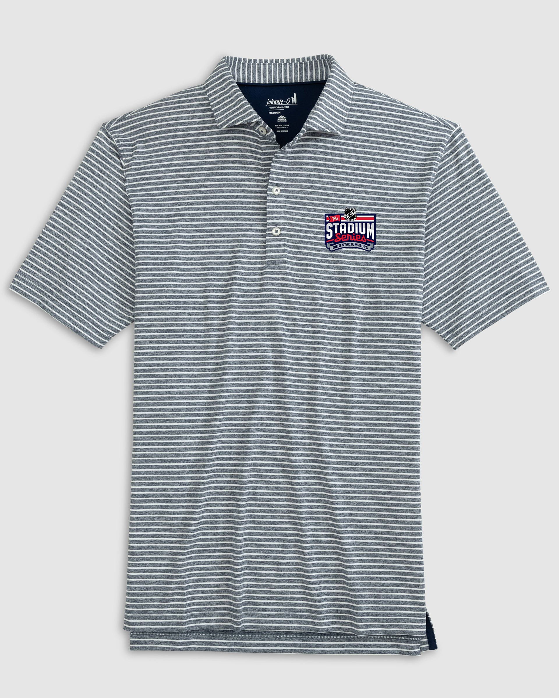 NHL Stadium Series Clipper Striped Performance Jersey Polo