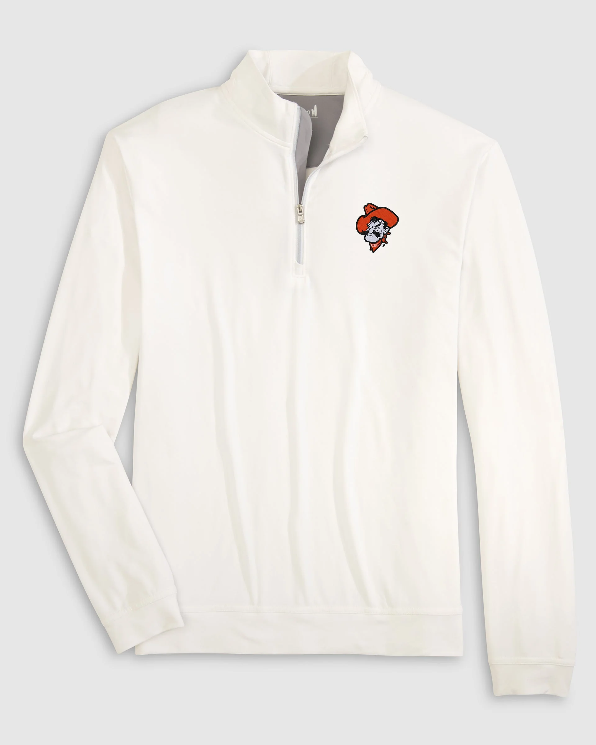 Oklahoma State Motion Performance 1/4 Zip - Pistol Pete Logo