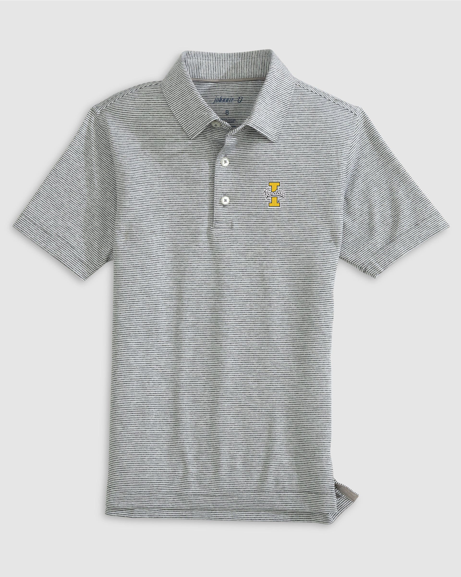 Idaho Lyndonn Jr. Striped Jersey Performance Polo