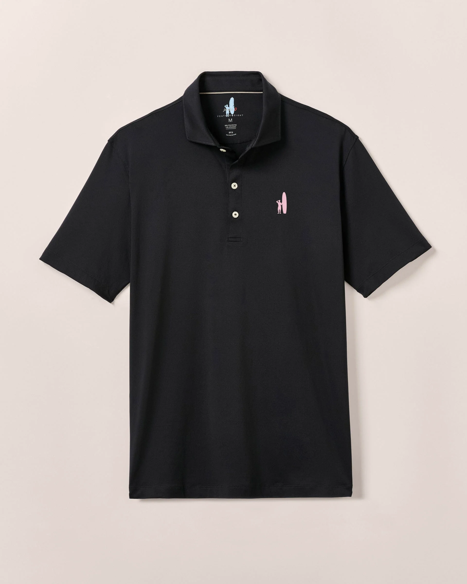 Custom Surfer Logo Huronn Featherweight Performance Polo