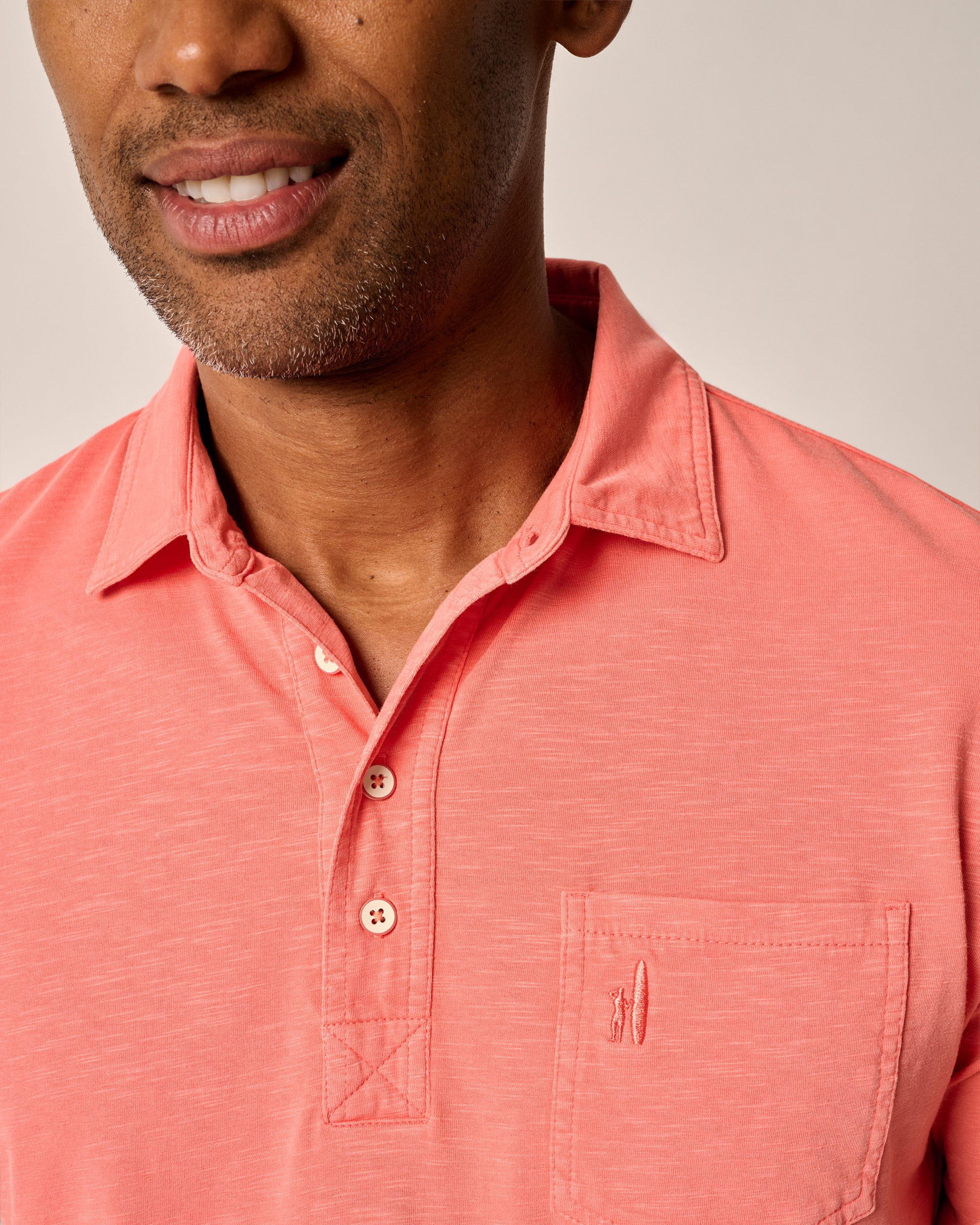 Original 4-Button Polo - Coastal Wash