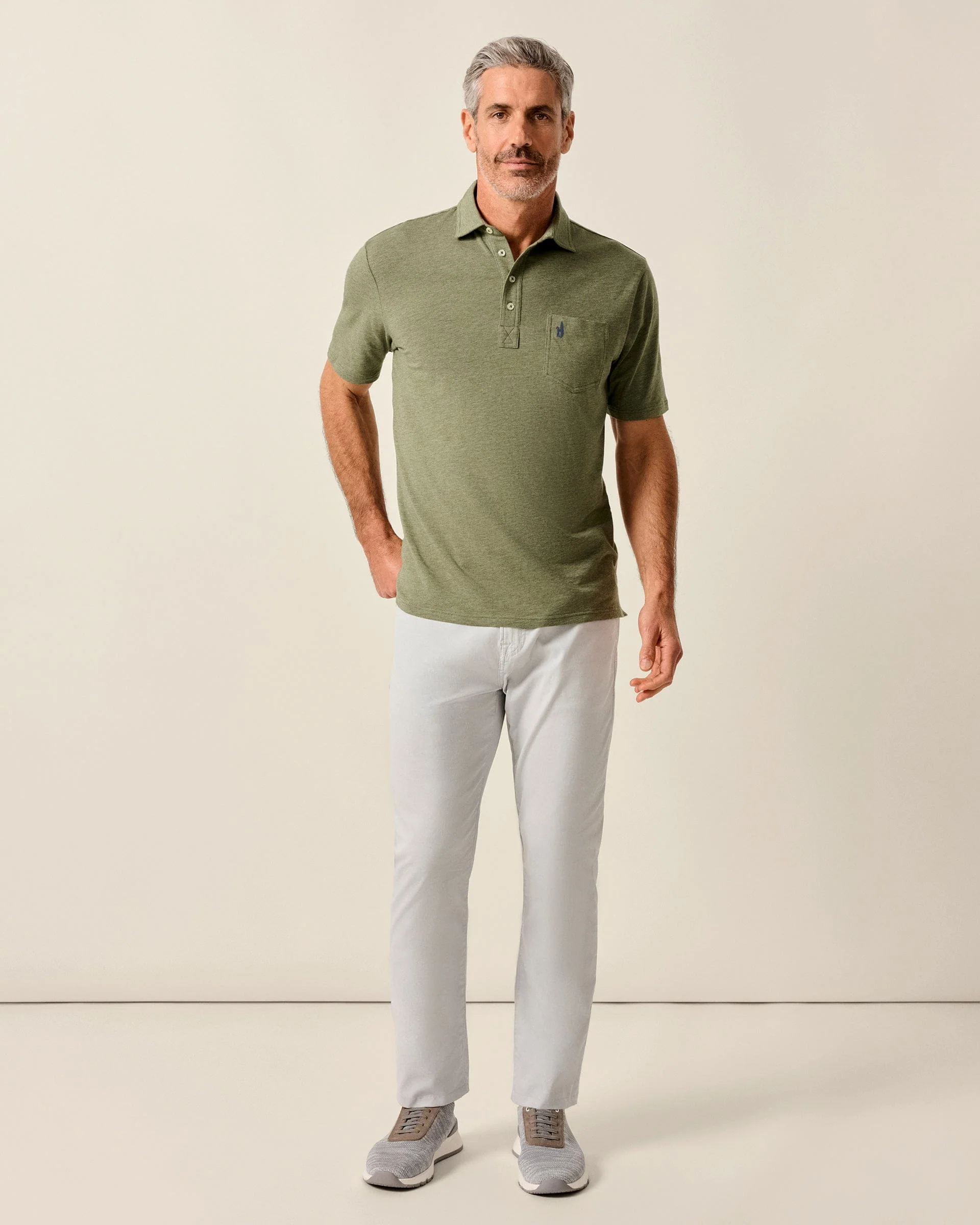 Original 4-Button Polo - Heathered 2.0
