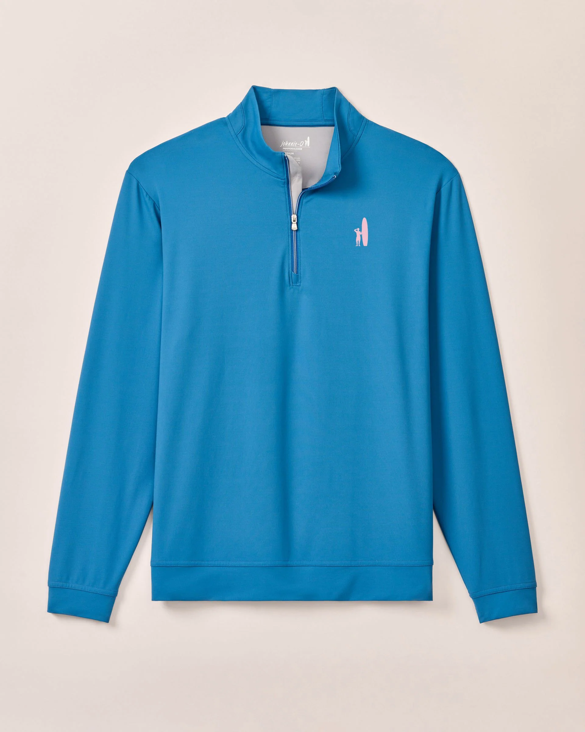 Custom Surfer Logo Motion Performance 1/4 Zip