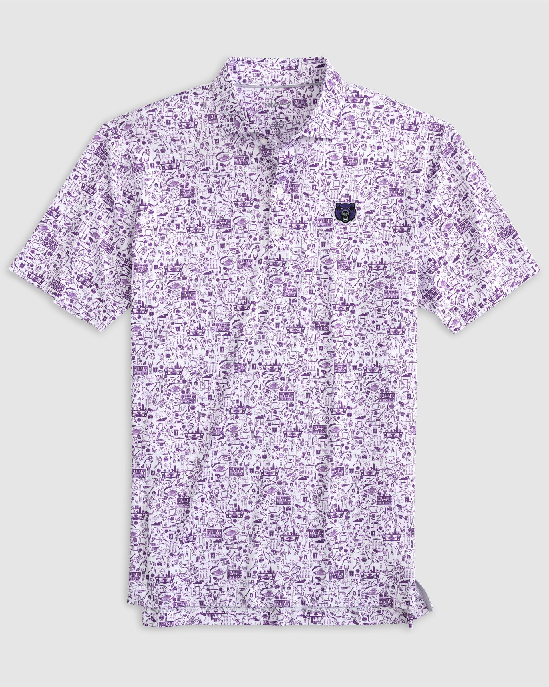 Central Arkansas Tailgater 2.0 Printed Jersey Performance Polo