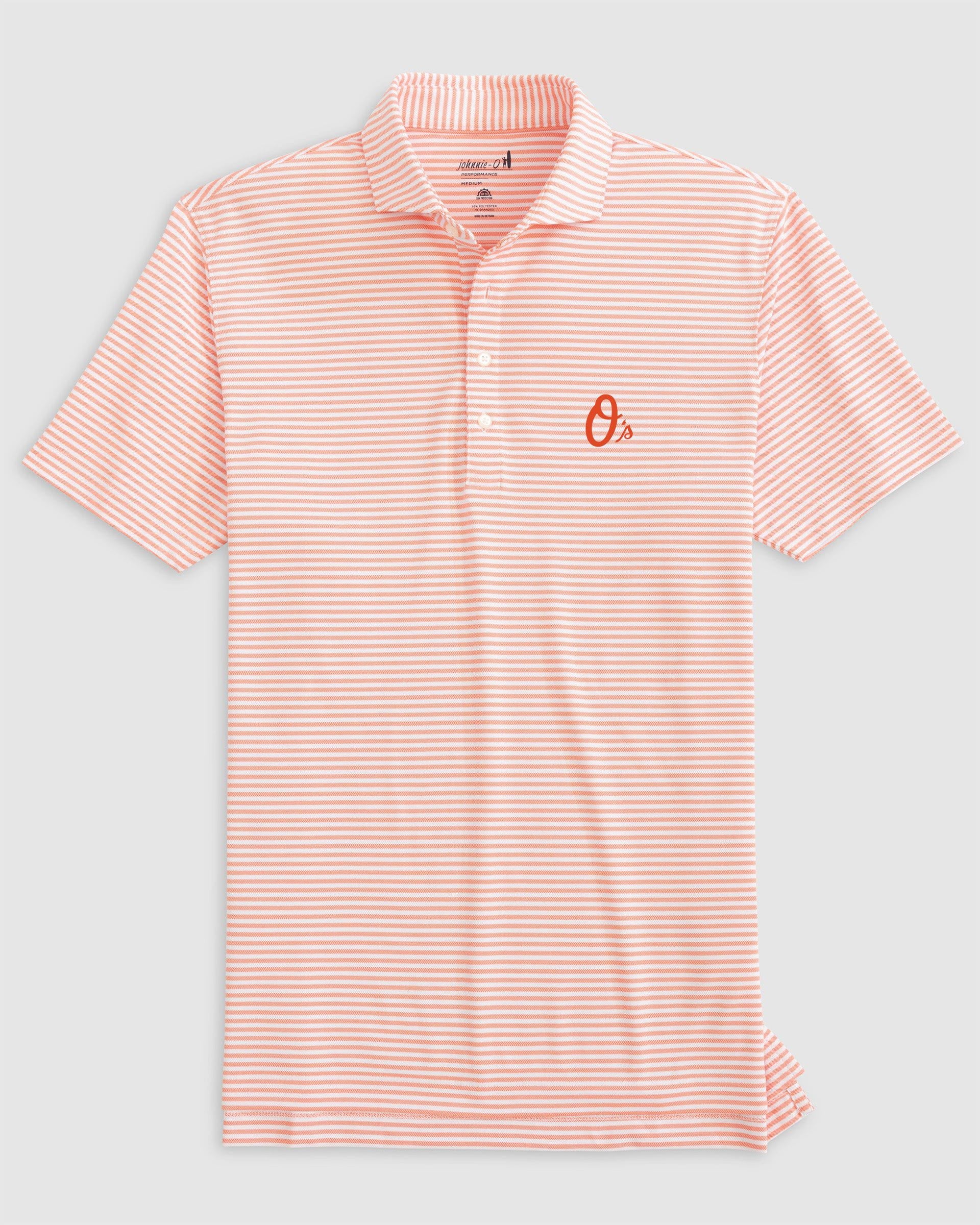 Baltimore Orioles Stetsons Performance Mesh Polo - O Logo