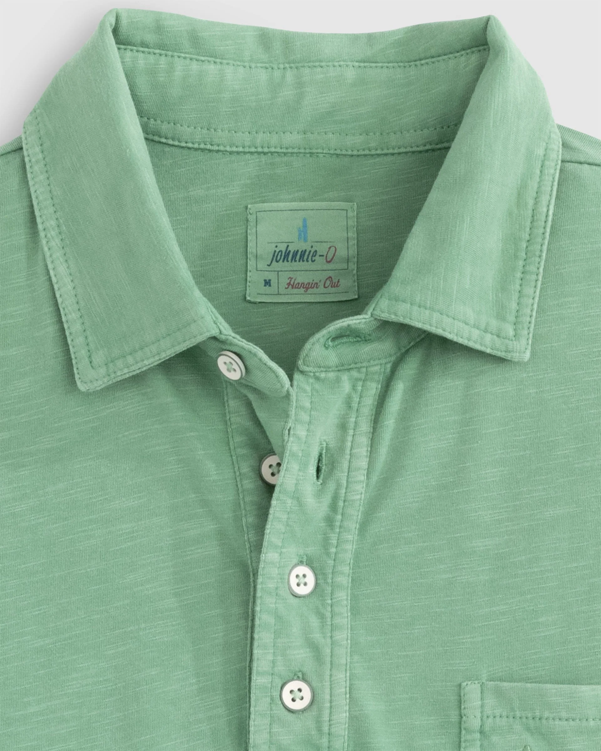 Original 4-Button Polo - Coastal Wash