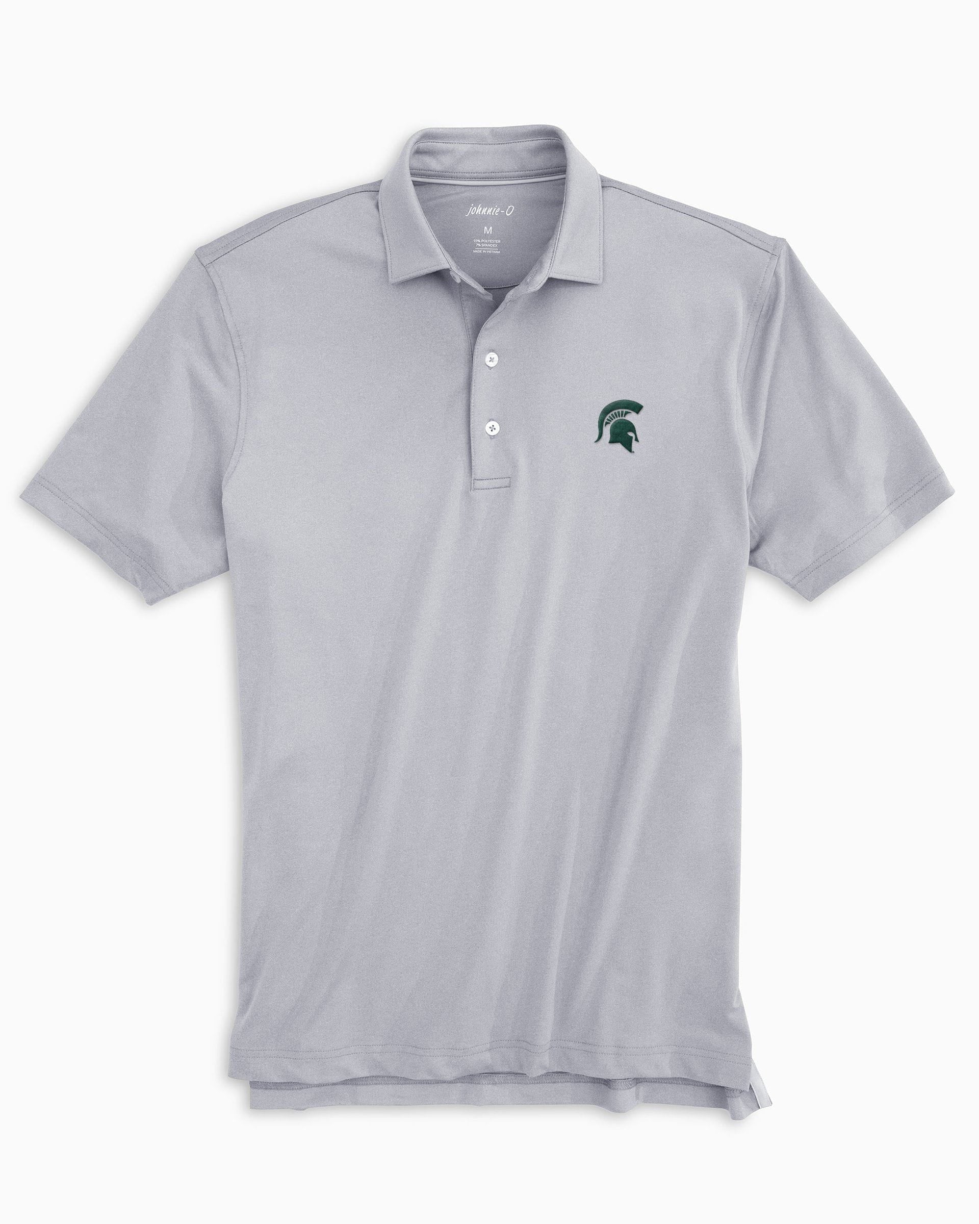 Michigan State Birdie Jersey Performance Polo - Spartan Logo
