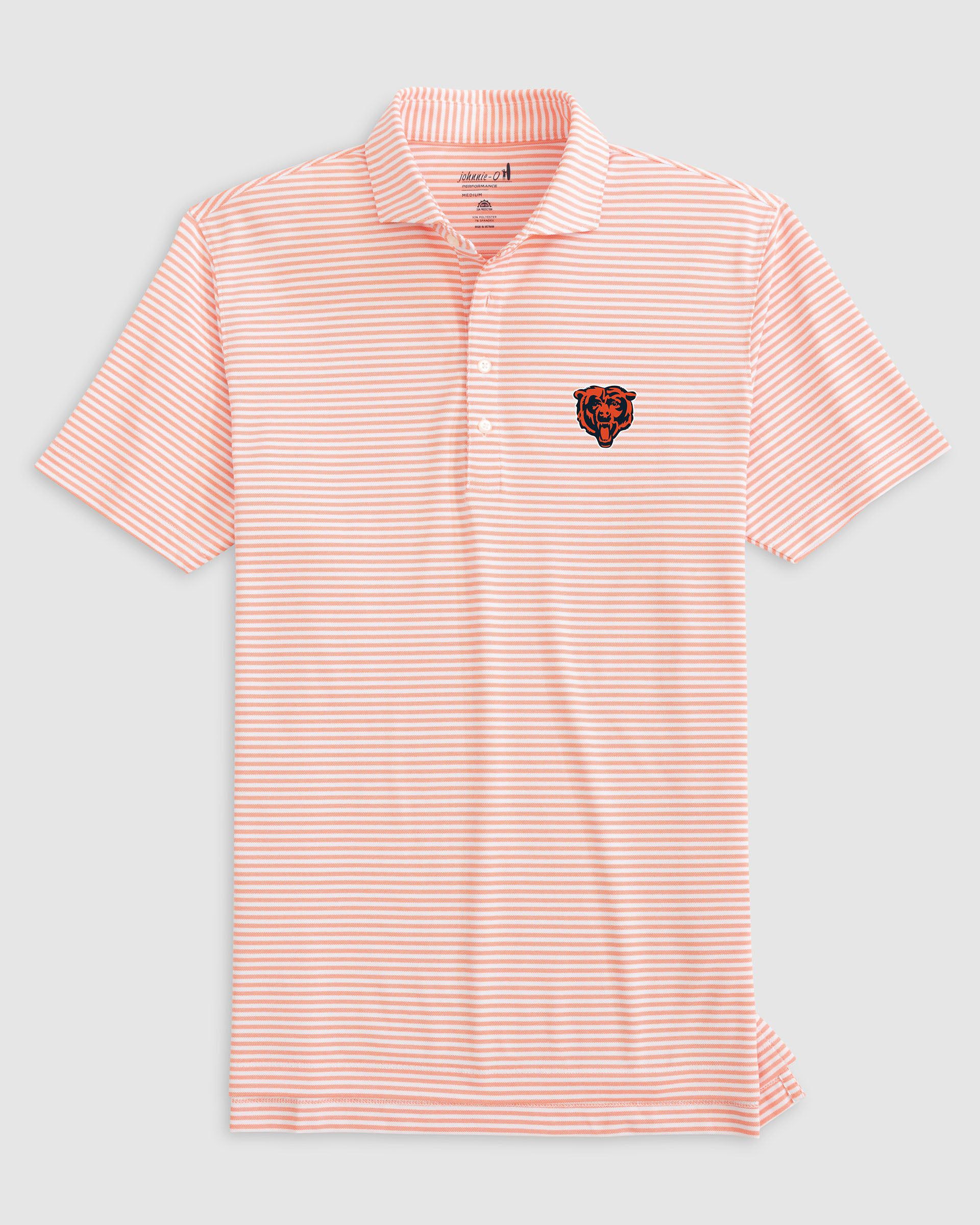 Chicago Bears Stetsons Performance Mesh Polo