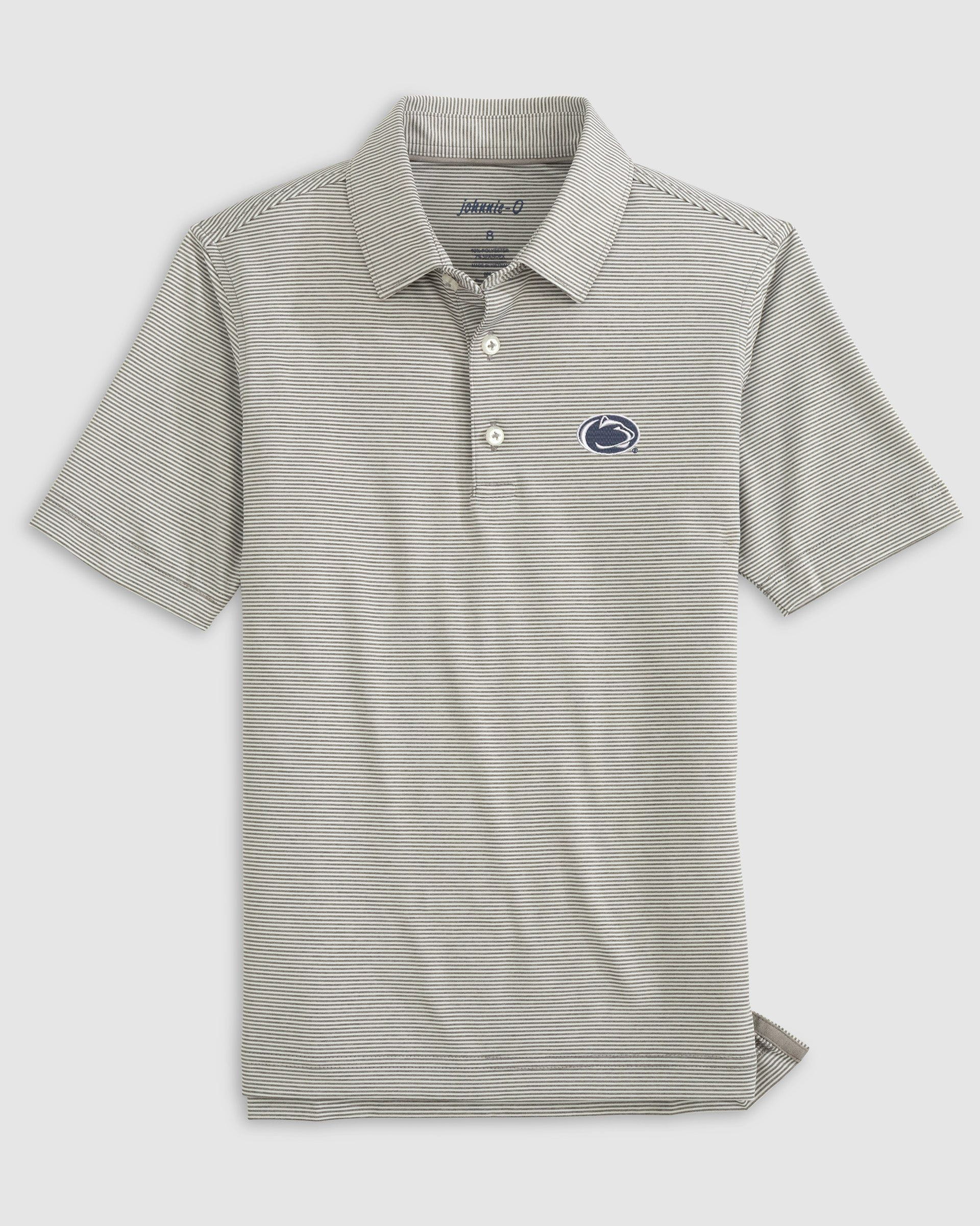 Penn State Lyndonn Jr. Striped Jersey Performance Polo