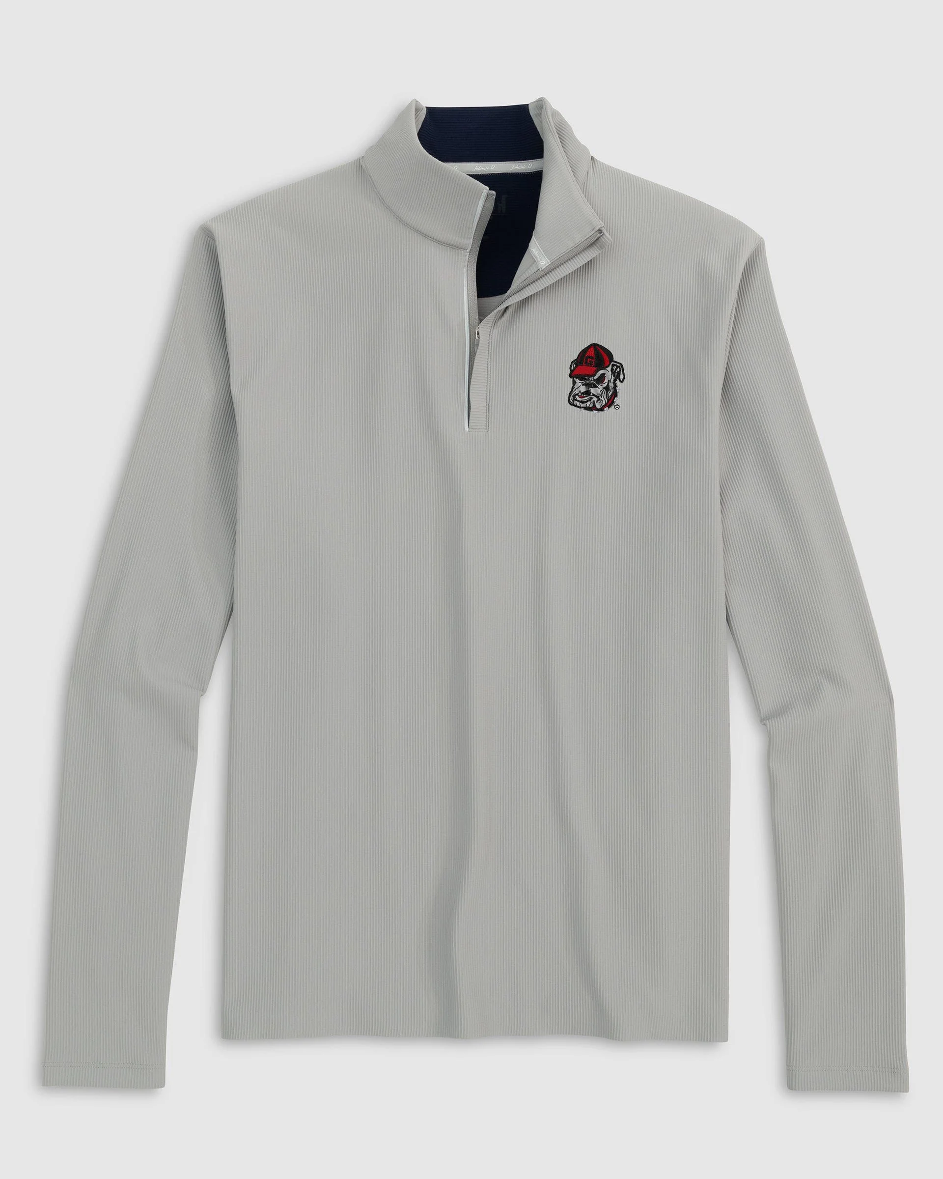 Georgia Hoppin Performance Quarter Zip - Bulldog Head Logo