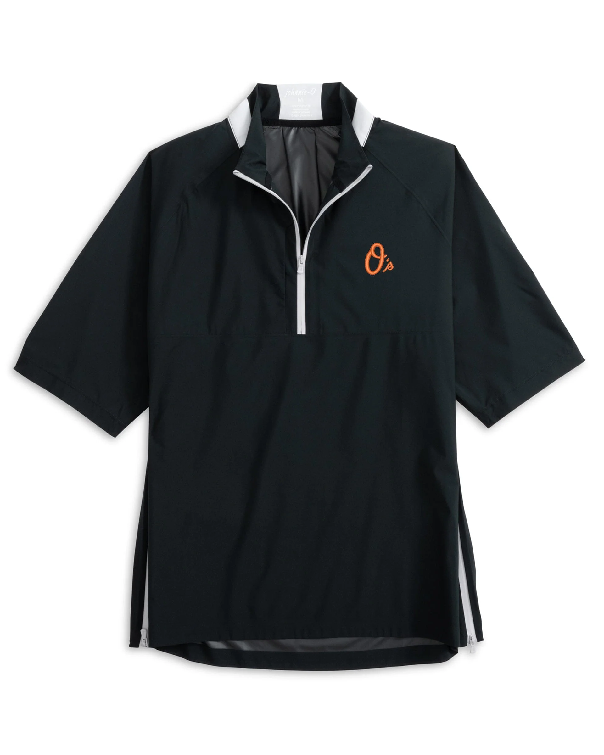 Baltimore Orioles Stealth Stowable Short Sleeve Rain Jacket - O Logo