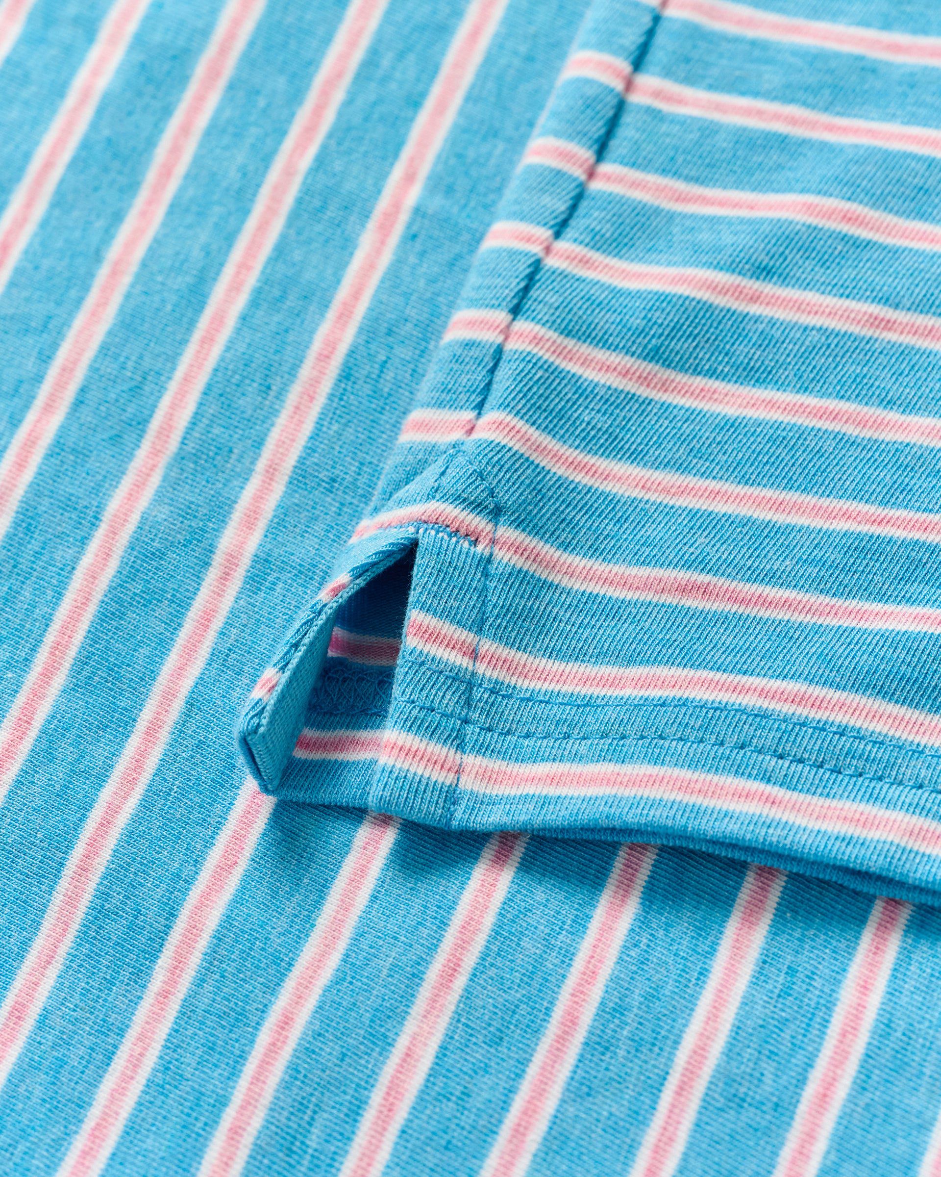 Original 4-Button Polo - Matthis Stripe