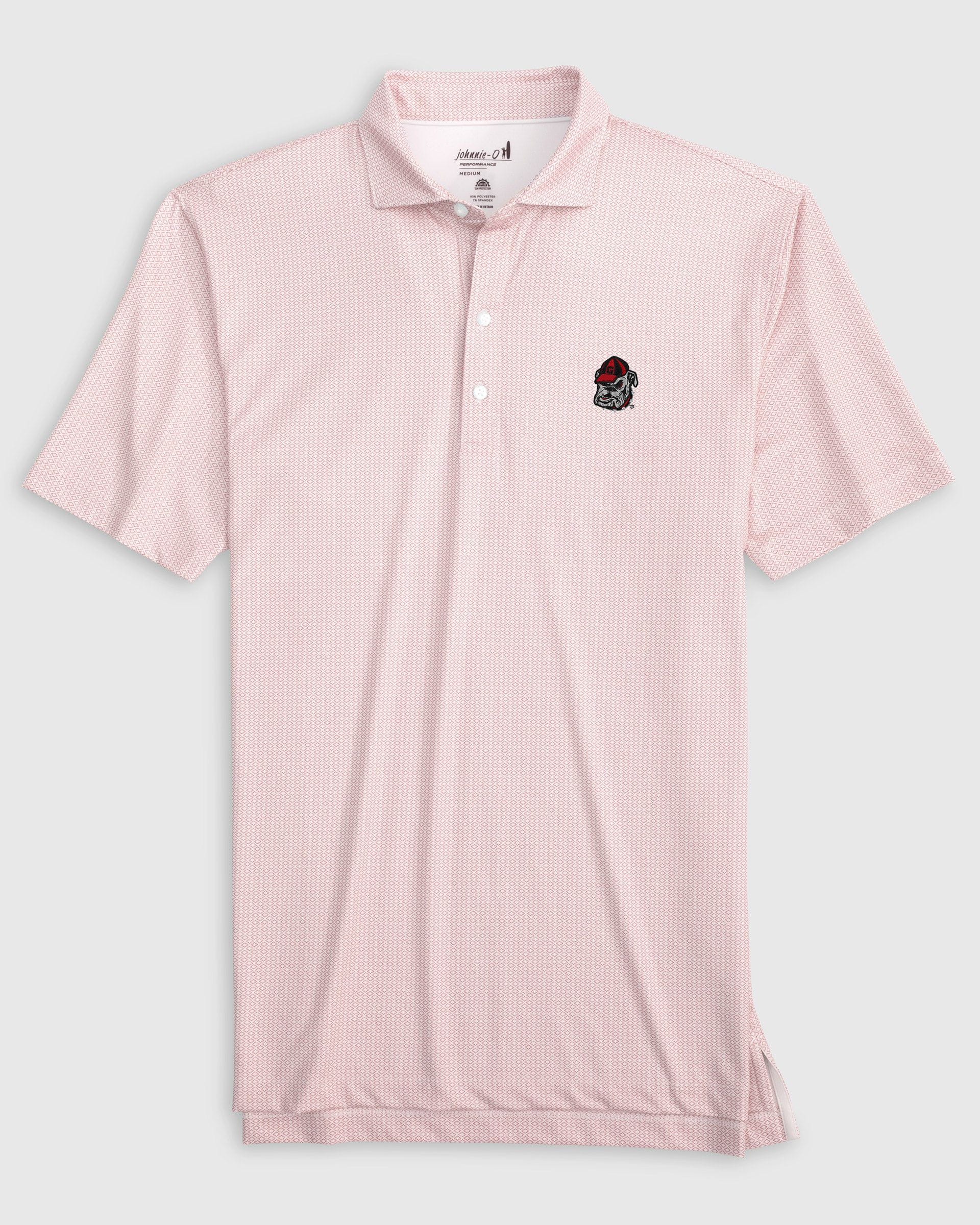Georgia Slade Performance Jersey Polo - Bulldog Head Logo