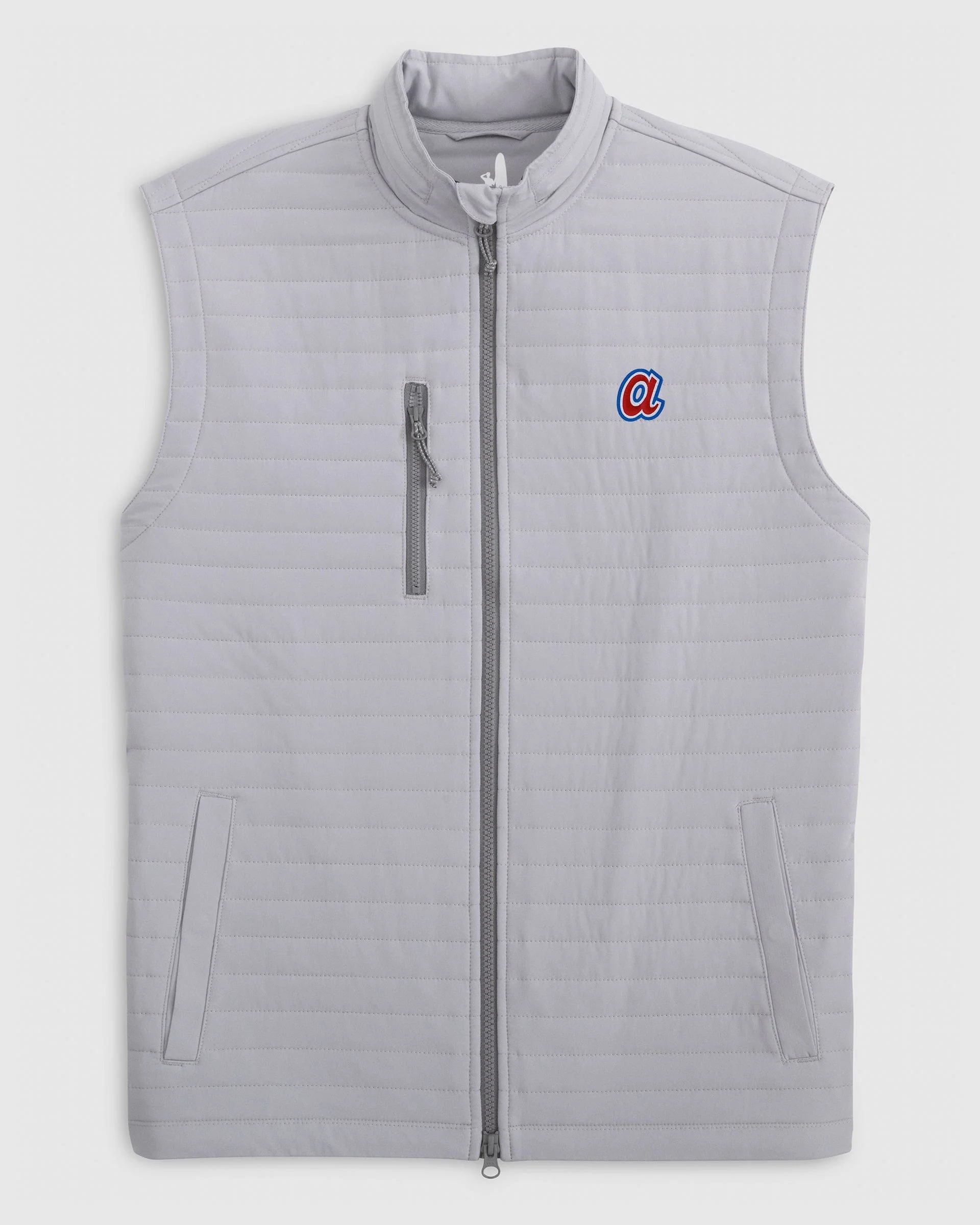 Atlanta Braves Crosswind Quilted Performance Vest - Cooperstown Logo