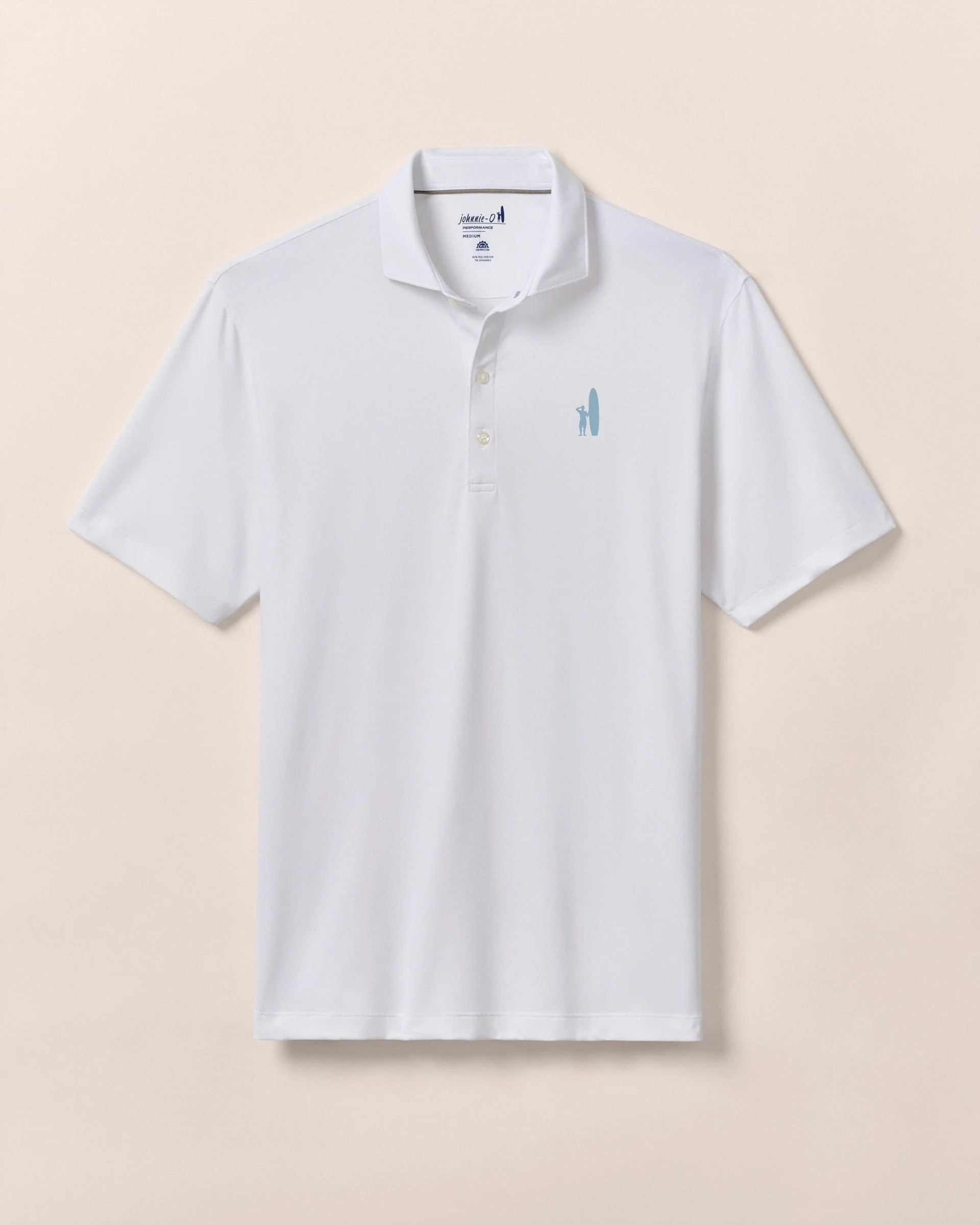 Custom Surfer Logo Performance Jersey Polo - Birdie