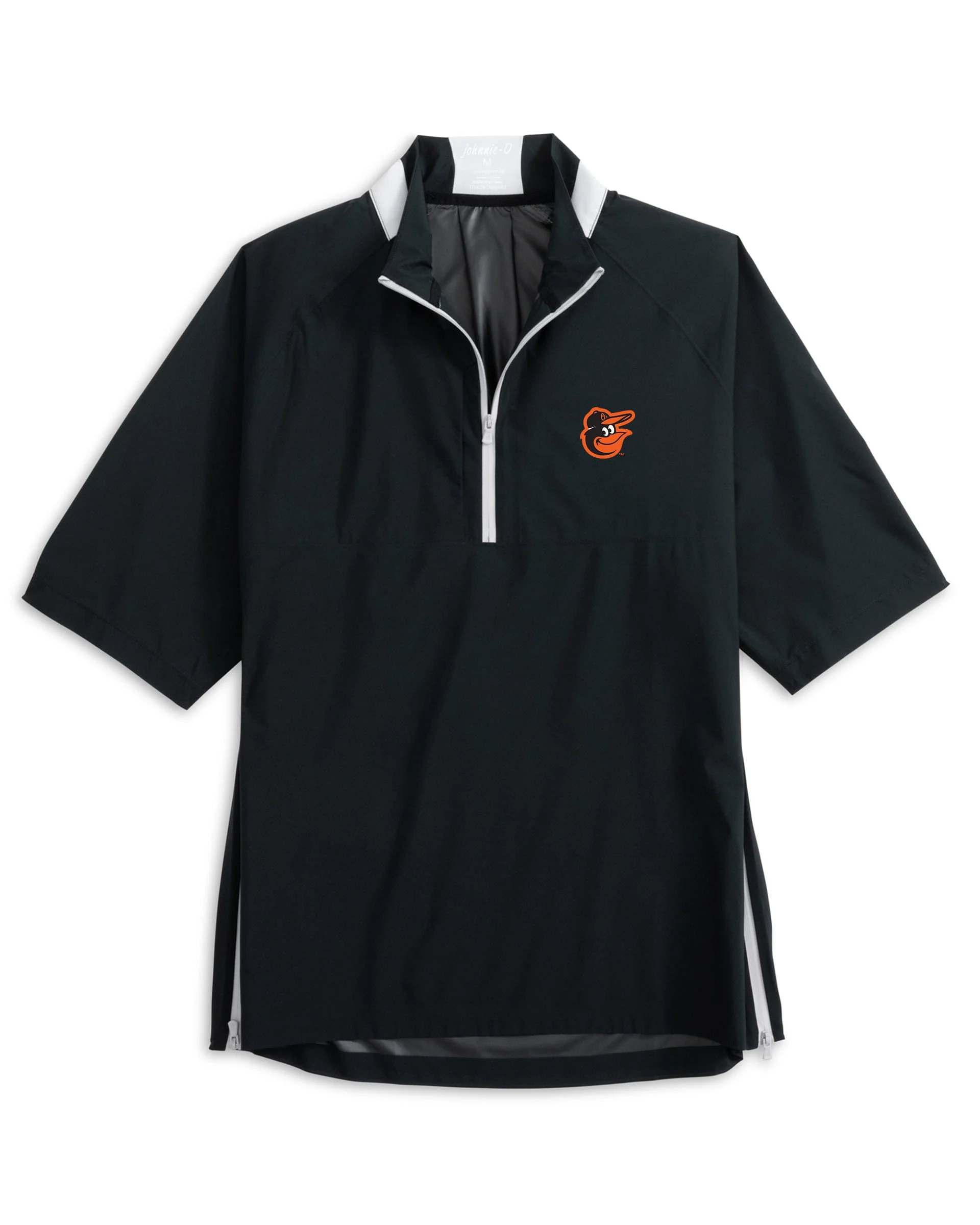 Baltimore Orioles Stealth Stowable Short Sleeve Rain Jacket