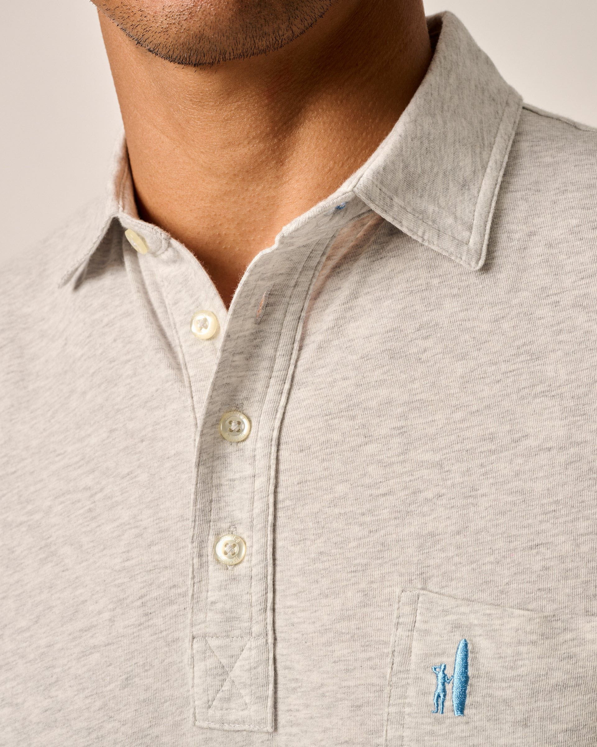 Original 4-Button Polo - Heathered 2.0