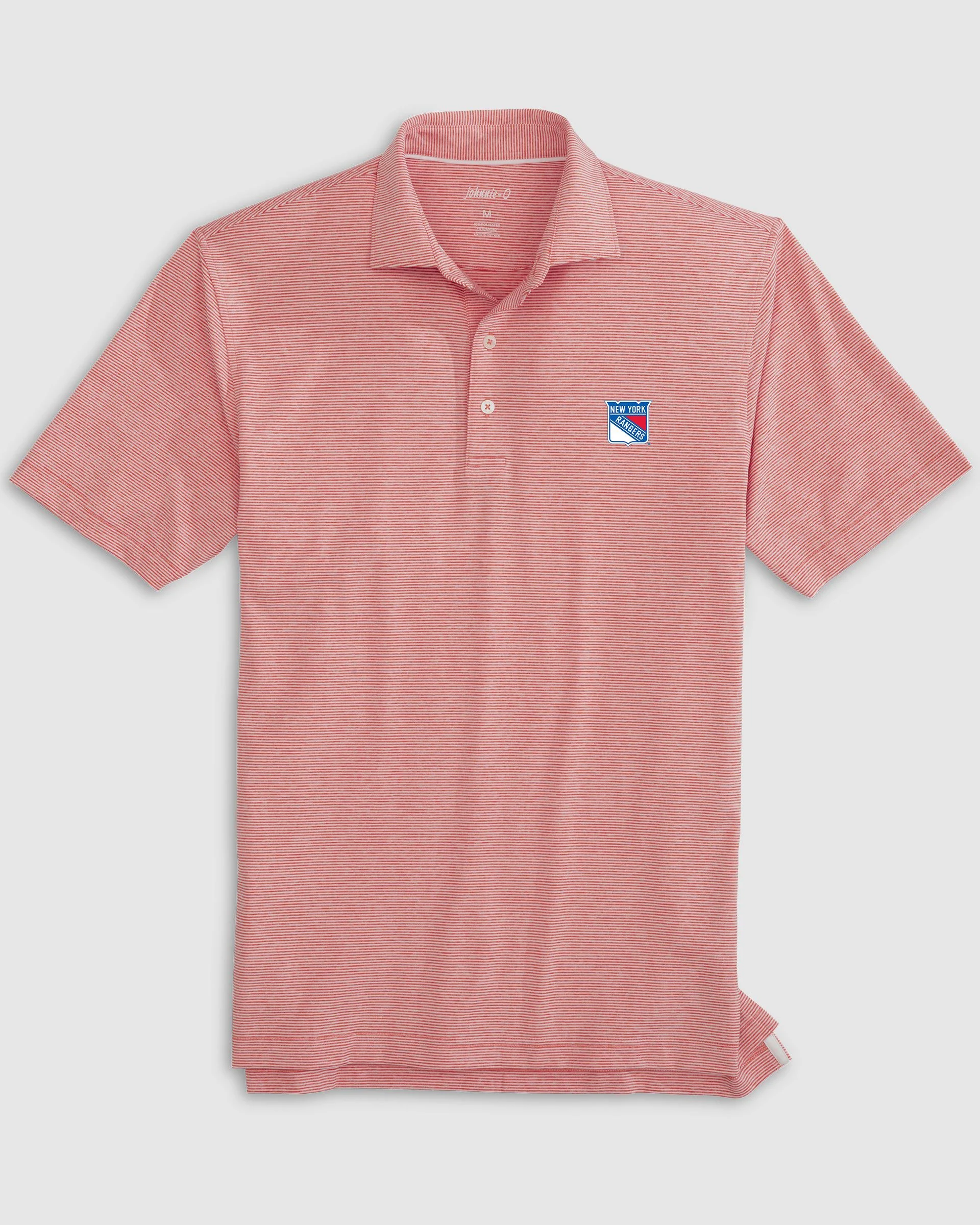 New York Rangers Lyndonn Striped Jersey Performance Polo