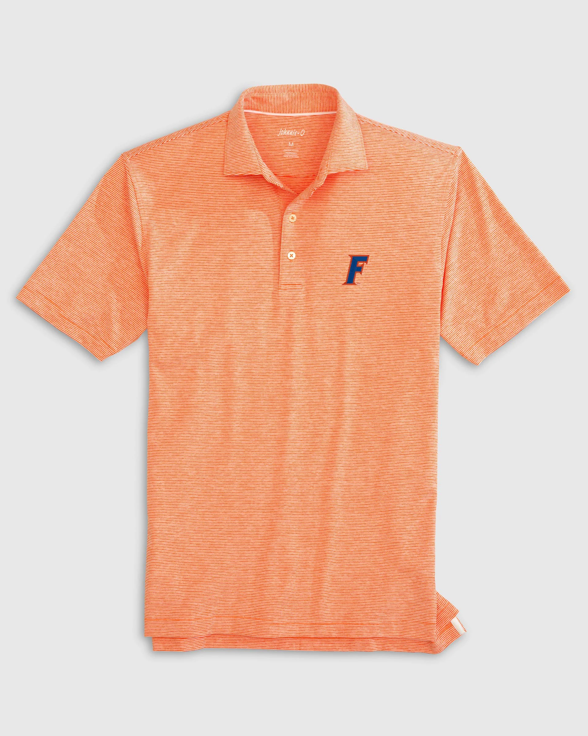 Florida Lyndonn Striped Jersey Performance Polo - F Logo