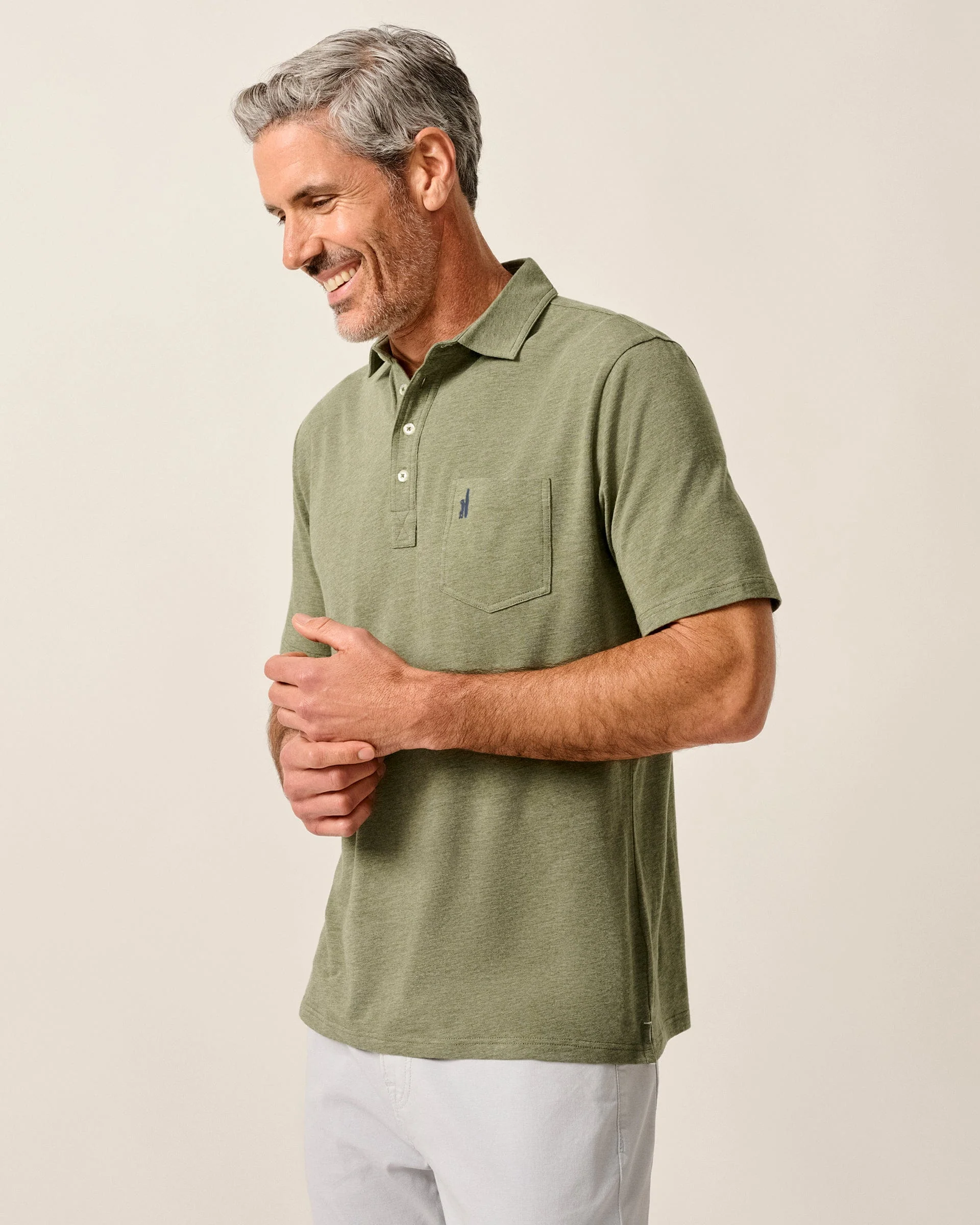 Original 4-Button Polo - Heathered 2.0