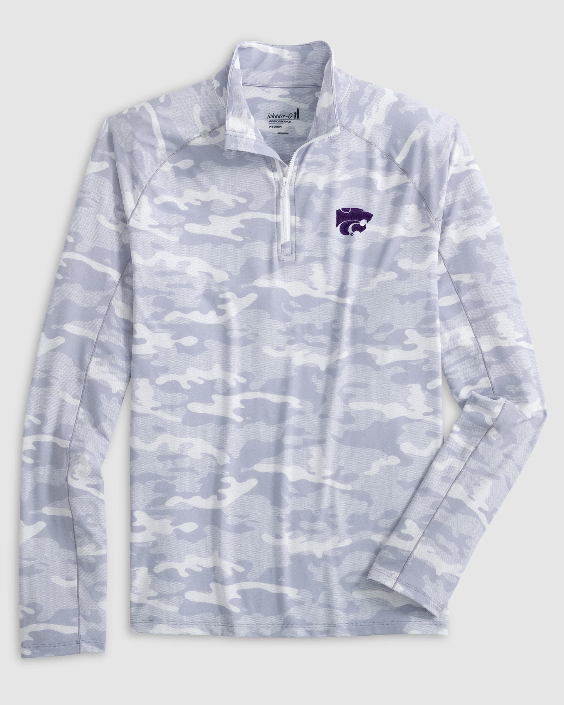 Kansas State Patton Performance Camo 1/4 Zip