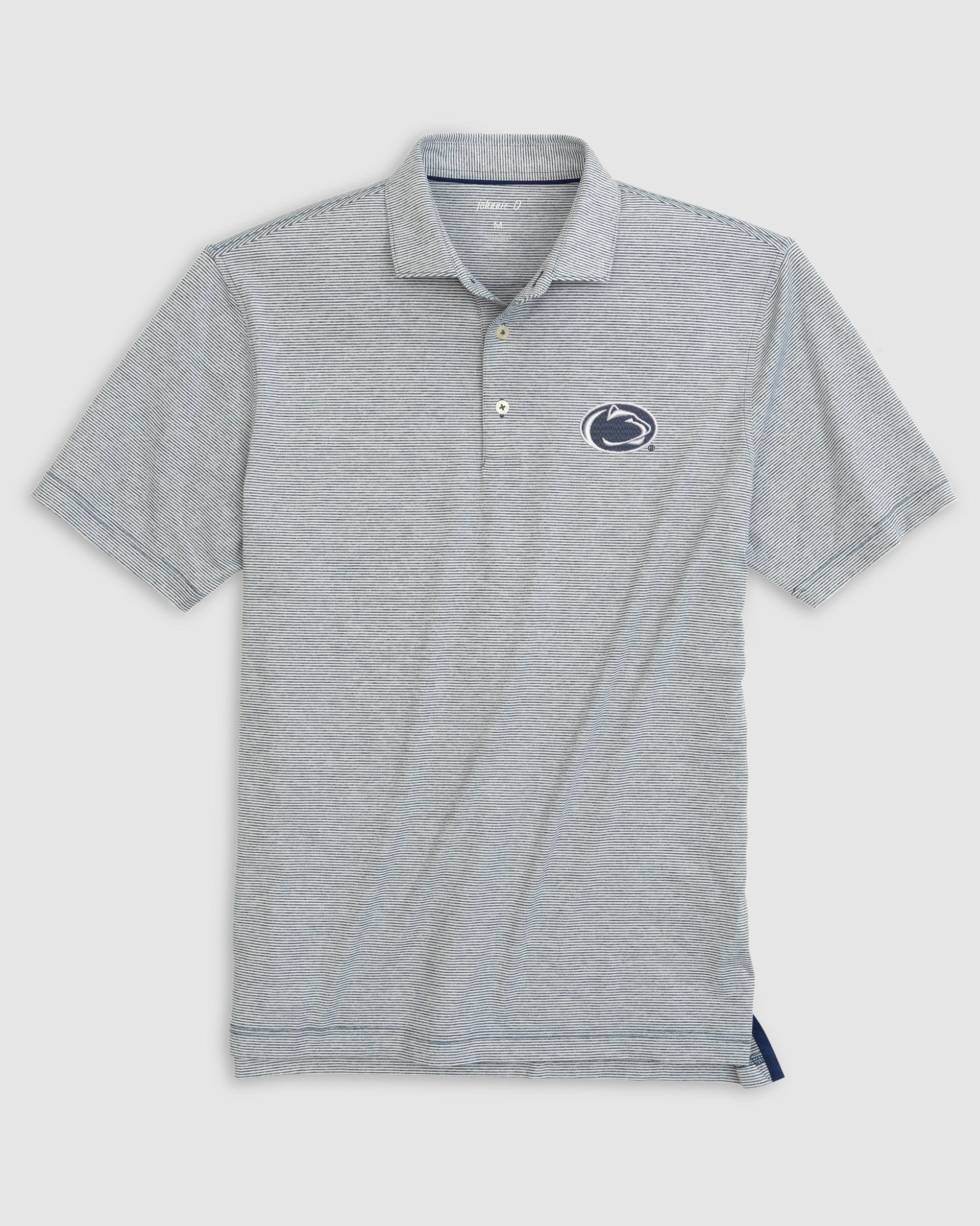 Penn State Lyndonn Striped Jersey Performance Polo